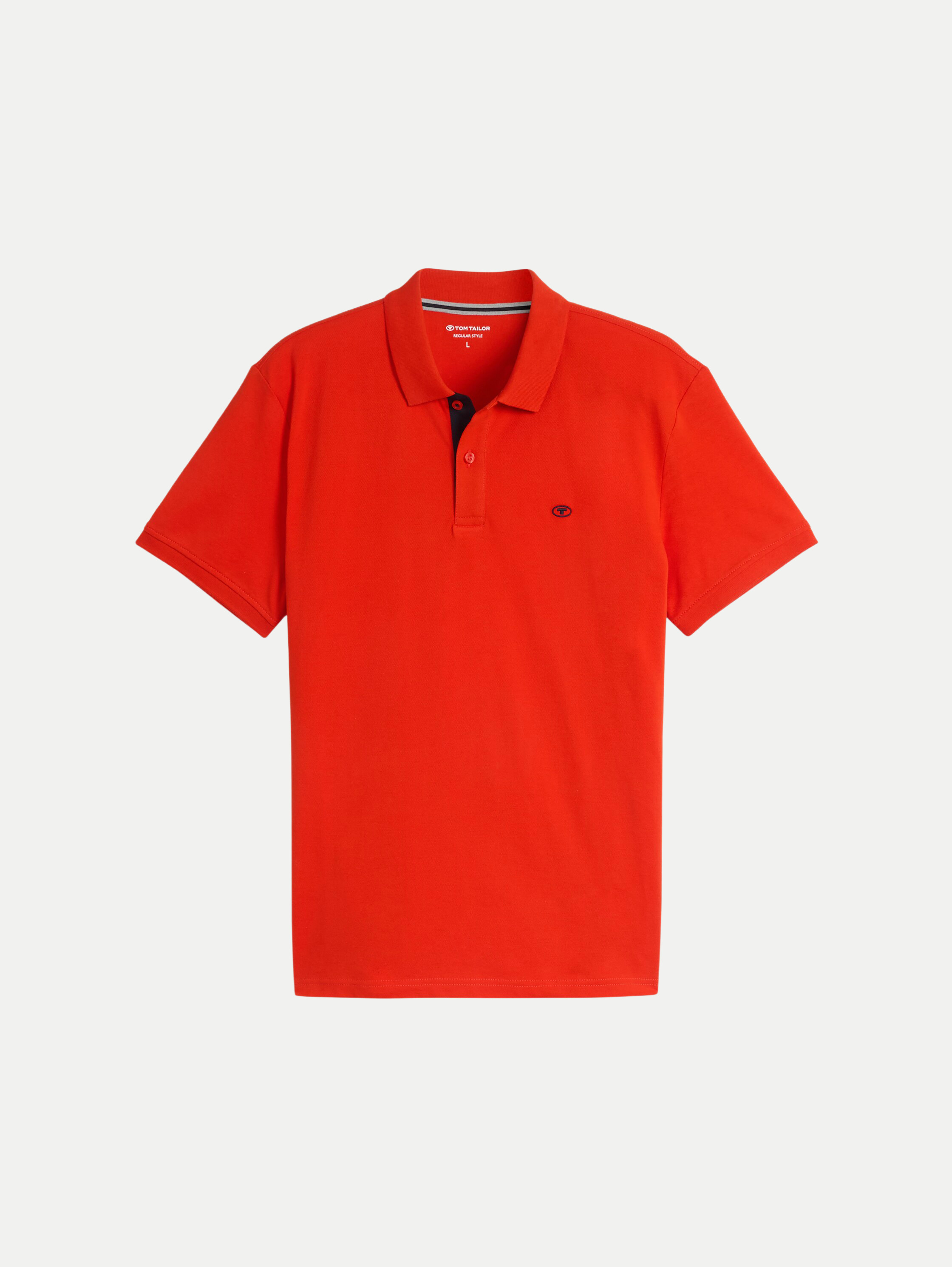 Basic Poloshirt Rot L