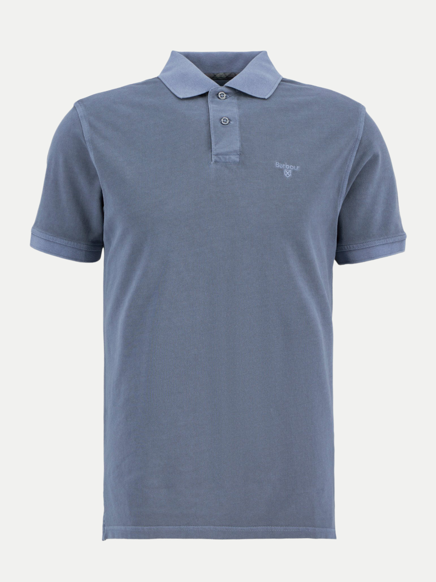 Barbour Poloshirt Pique Blau L
