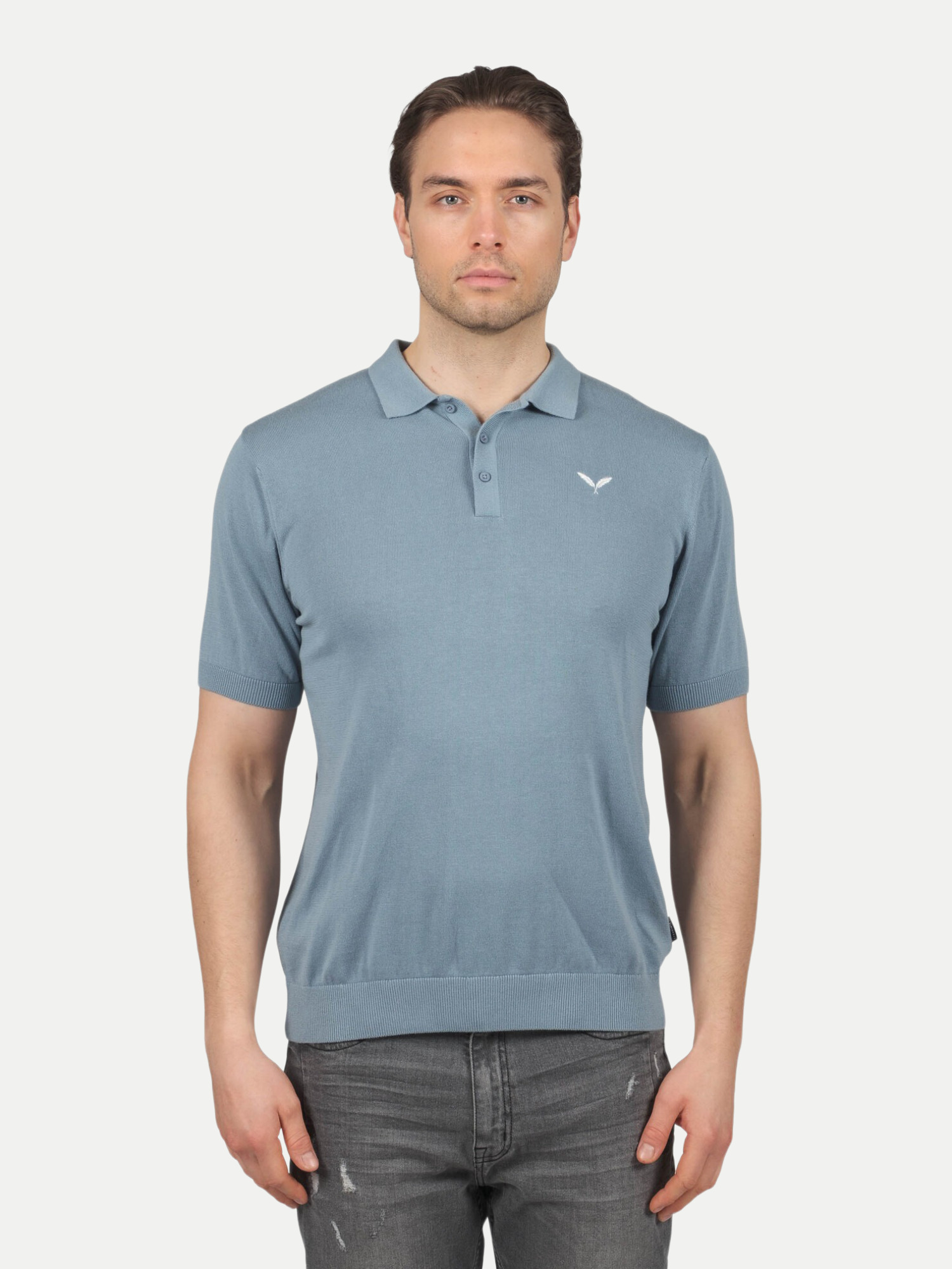 Kleinigkeit Basic Poloshirt Blau XL