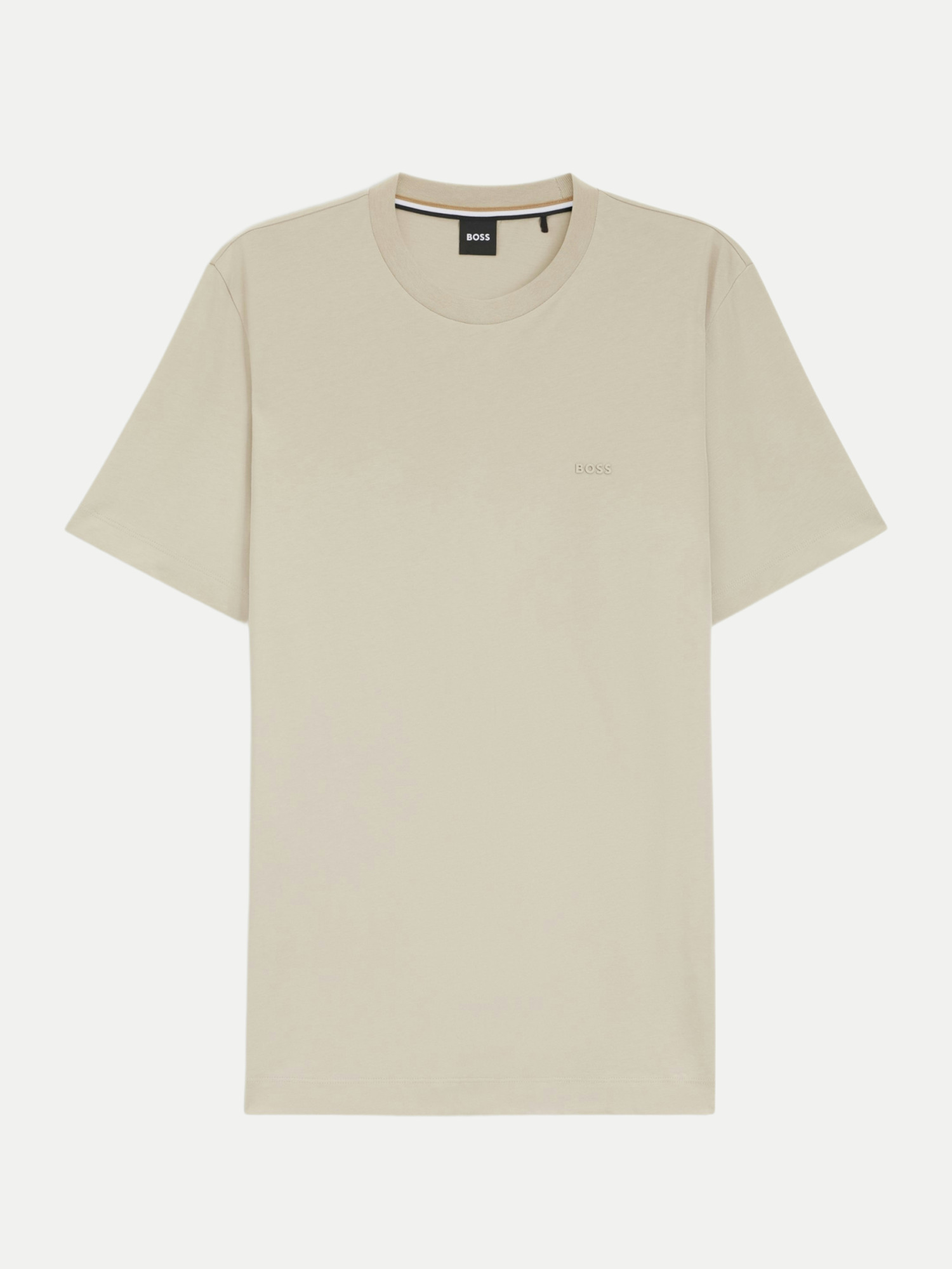 Black T-Shirt mit Logo Beige XL