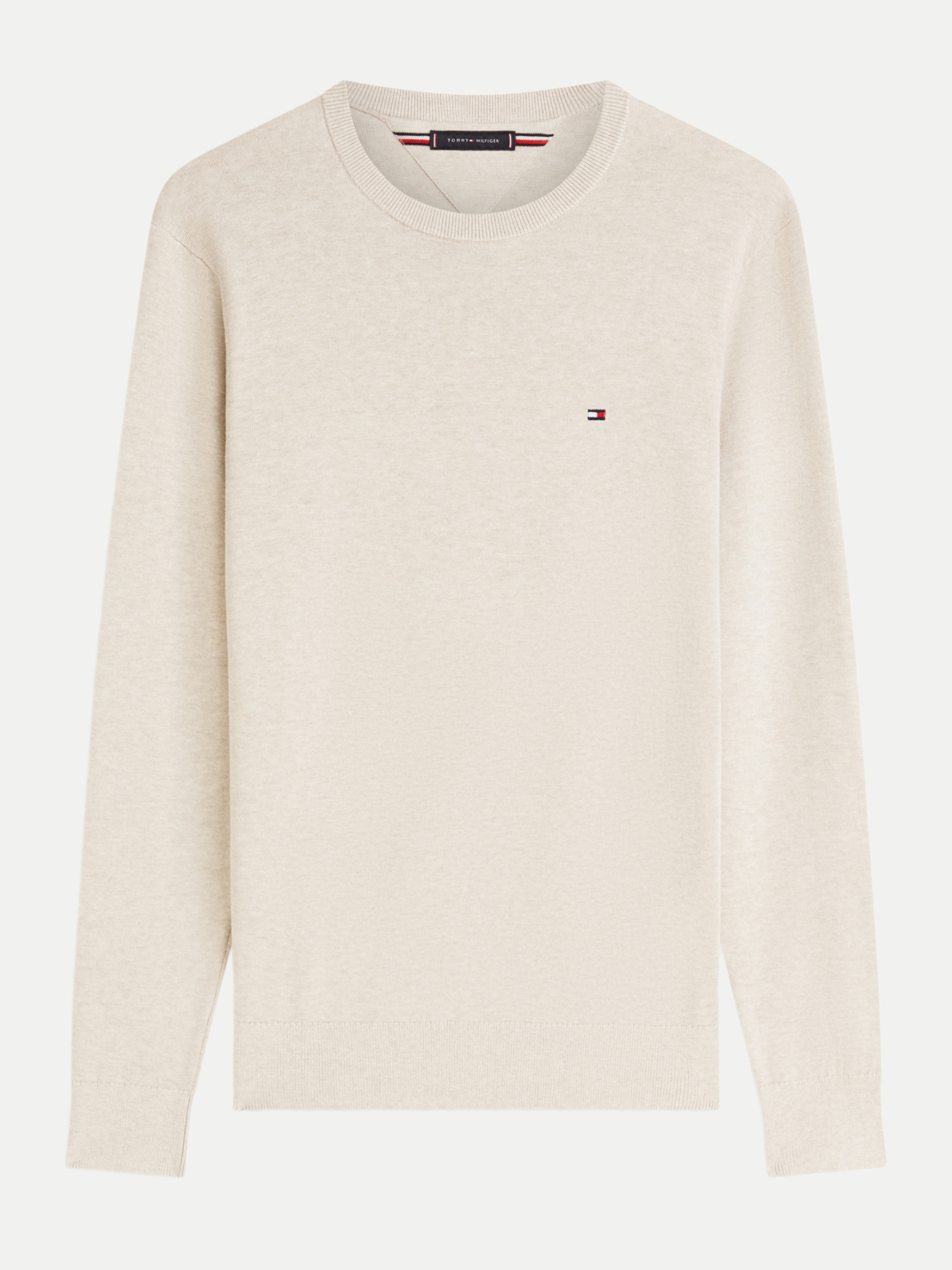 Pullover mit Flag-Stickerei Beige XL