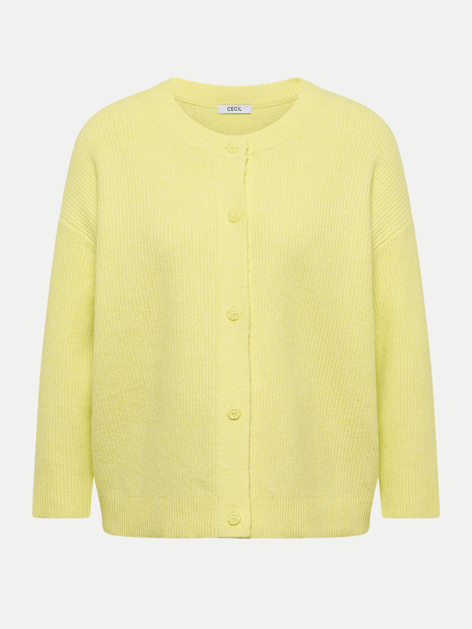 Cecil Gelb Kurzer Cardigan L