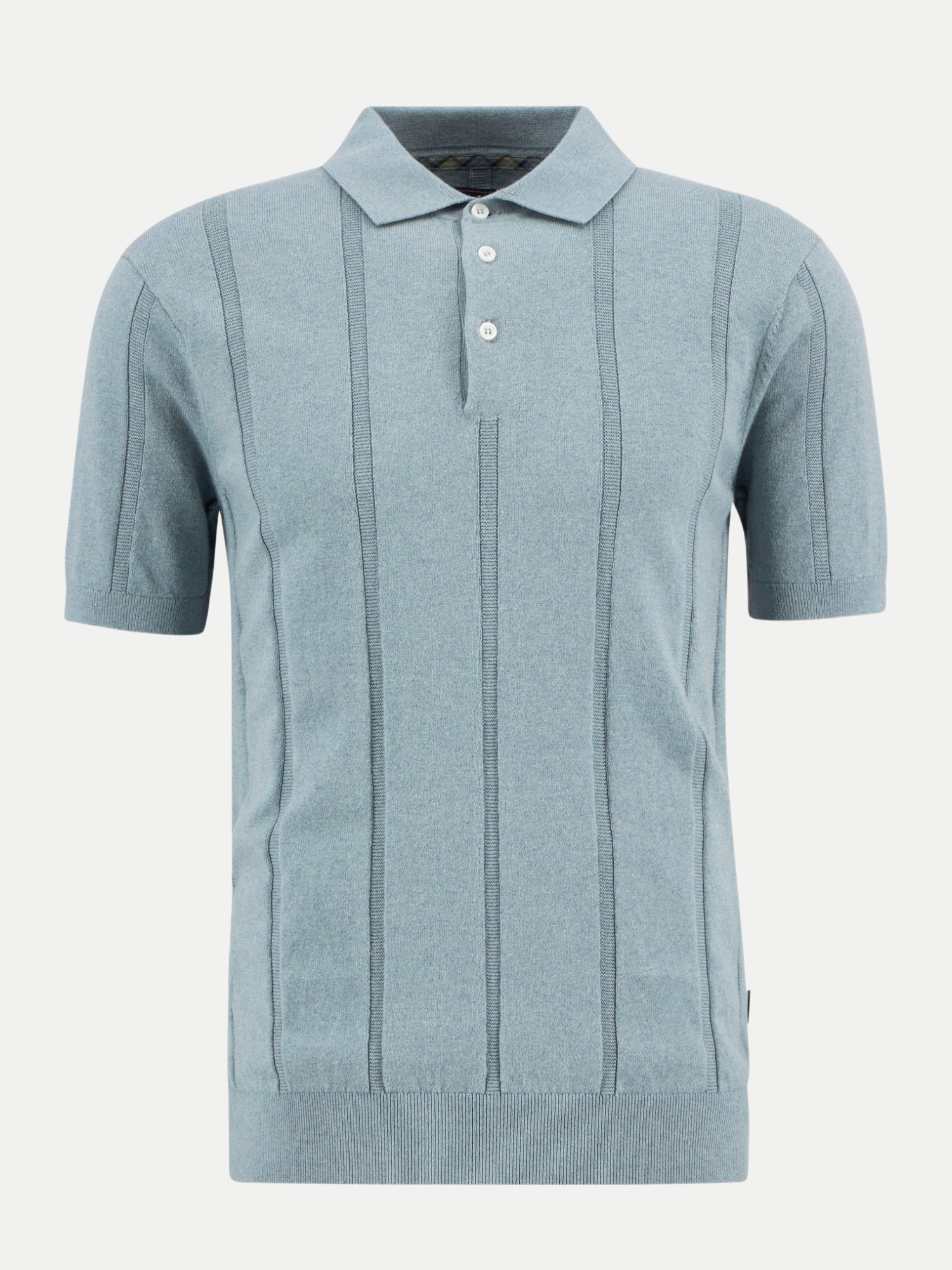 Barbour Strick Poloshirt Blau XL