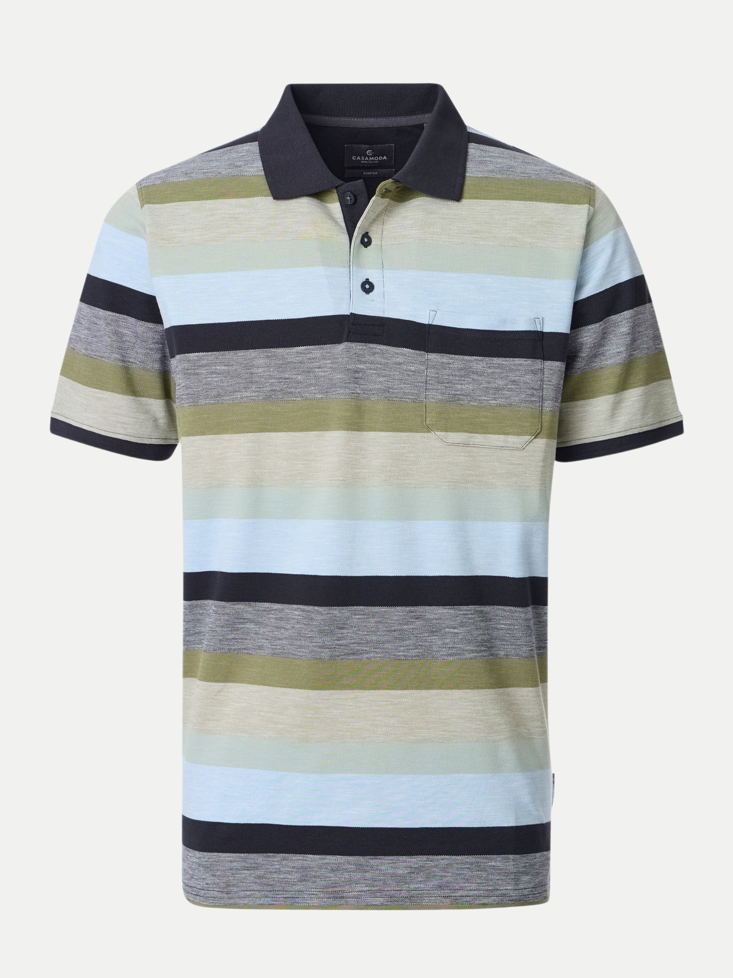 Casamoda Polo 1/2 Mehrfarbig M