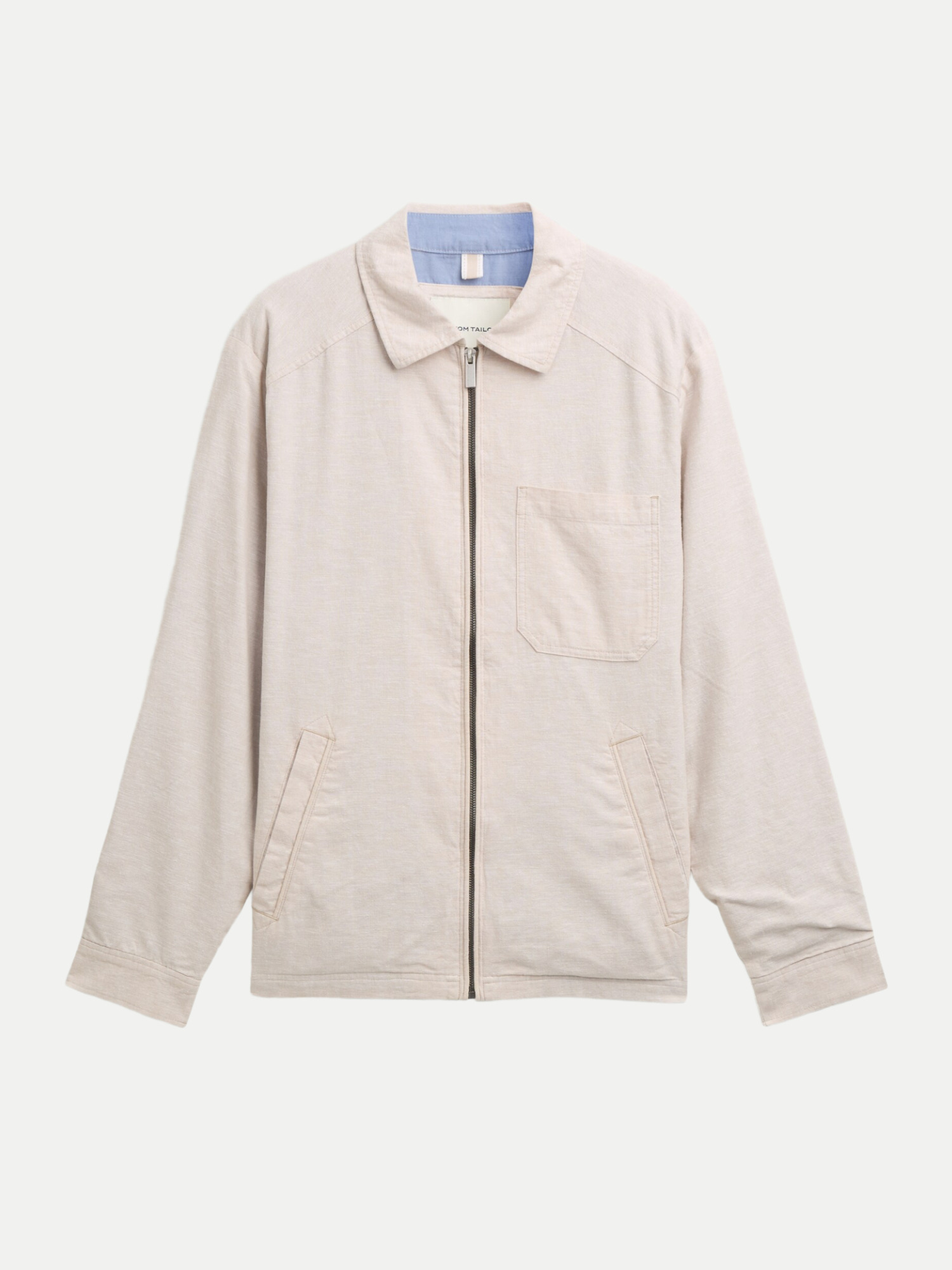 Jacke mit Kragen Beige XL