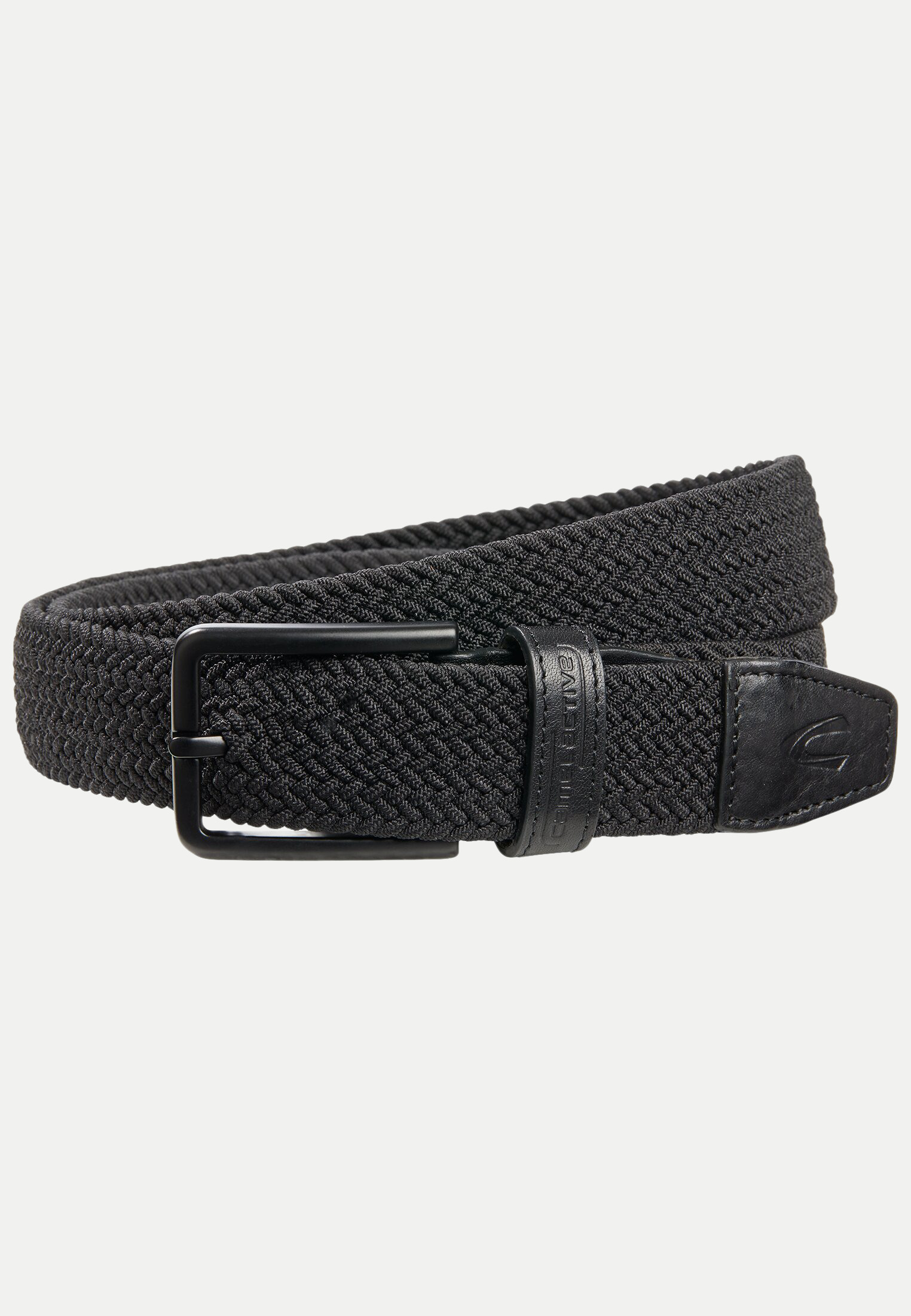 Elastischer Flechtgürtel Schwarz XL