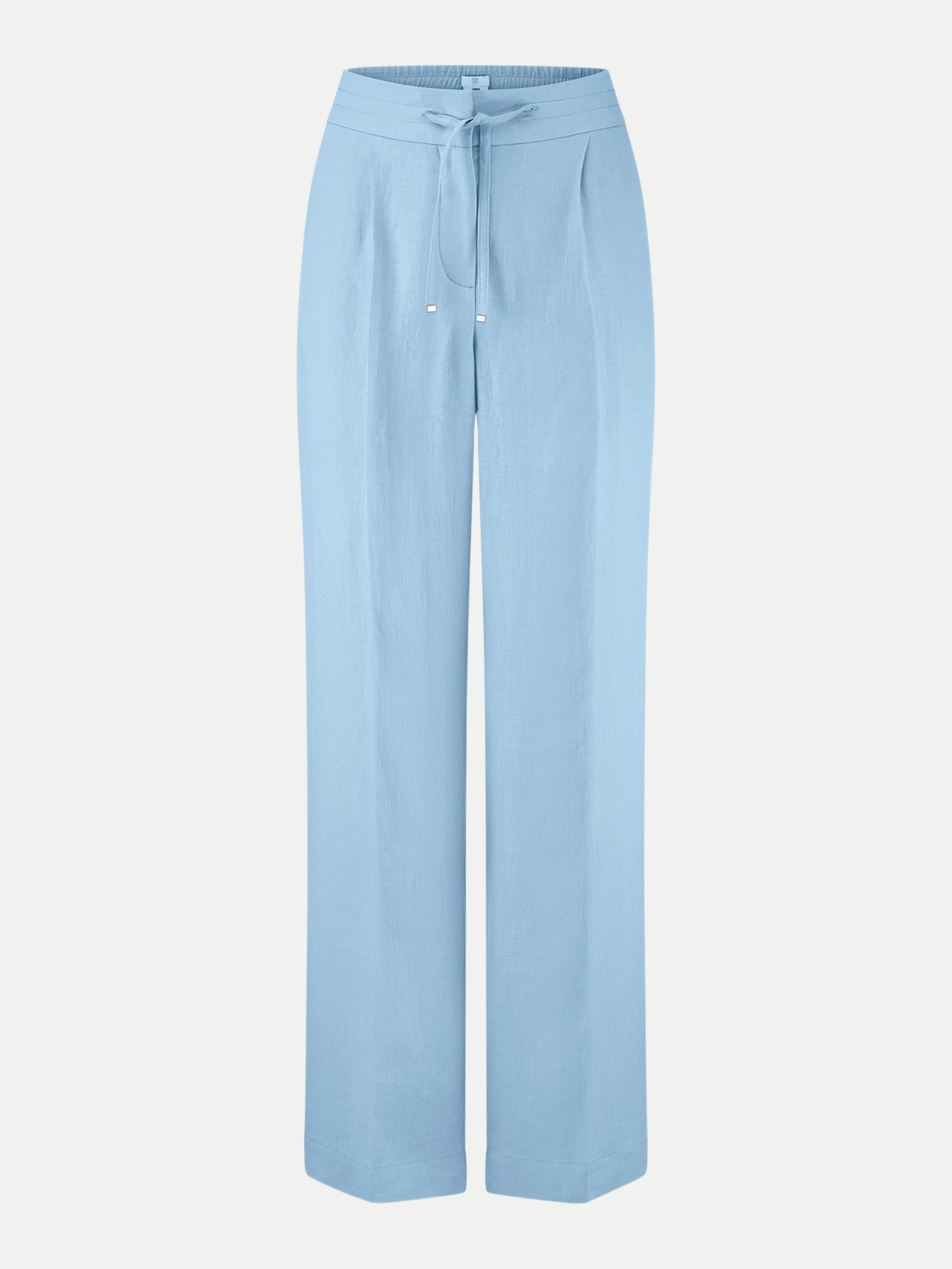 Riani Wide-Leg Leinenhose Blau 42