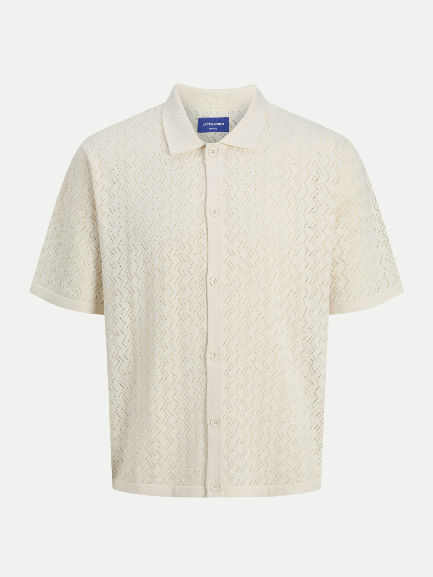Poloshirt Gestrickt Beige XXL