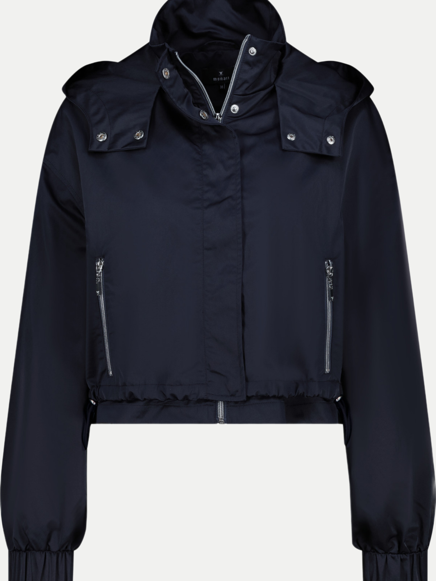 Monari Jacke mit Kapuze Blau 46