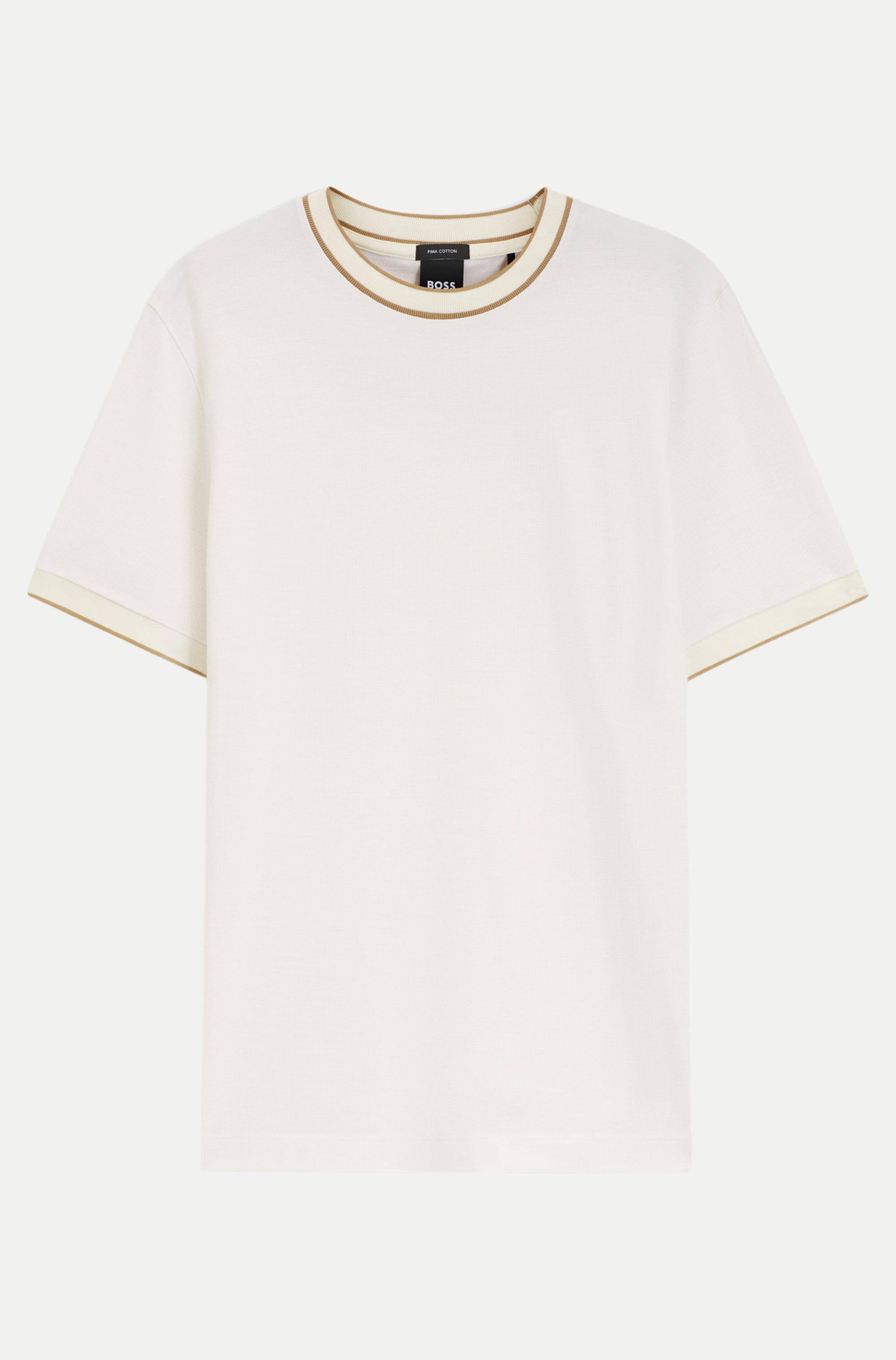 Black Regular-Fit-T-Shirt Weiß M