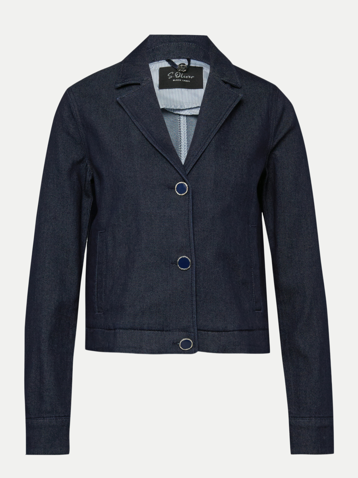 BLACK LABEL Regular-Fit Jacke Blau 40