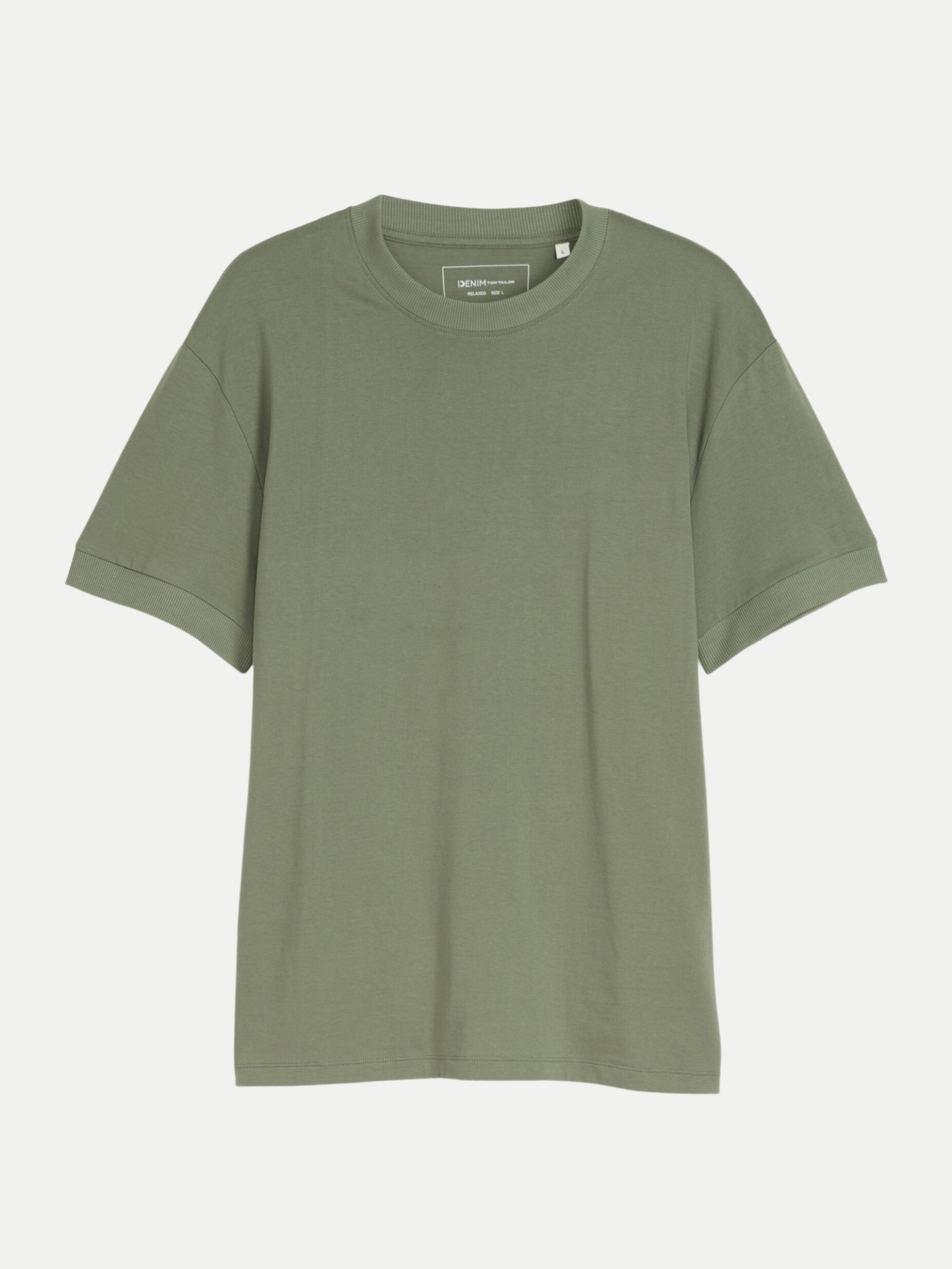 Basic T-Shirt Grün XL