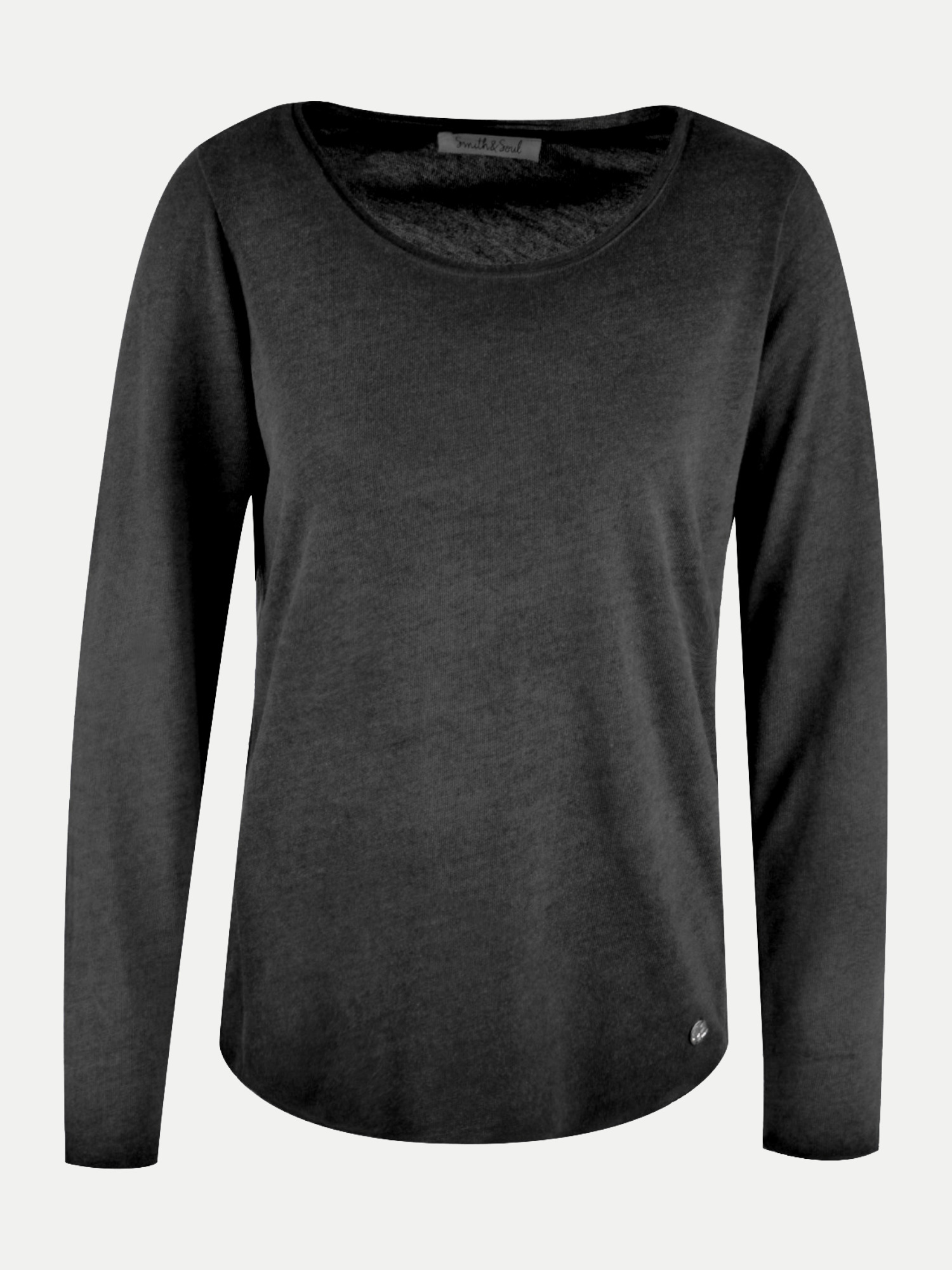 Basic Pullover Schwarz M