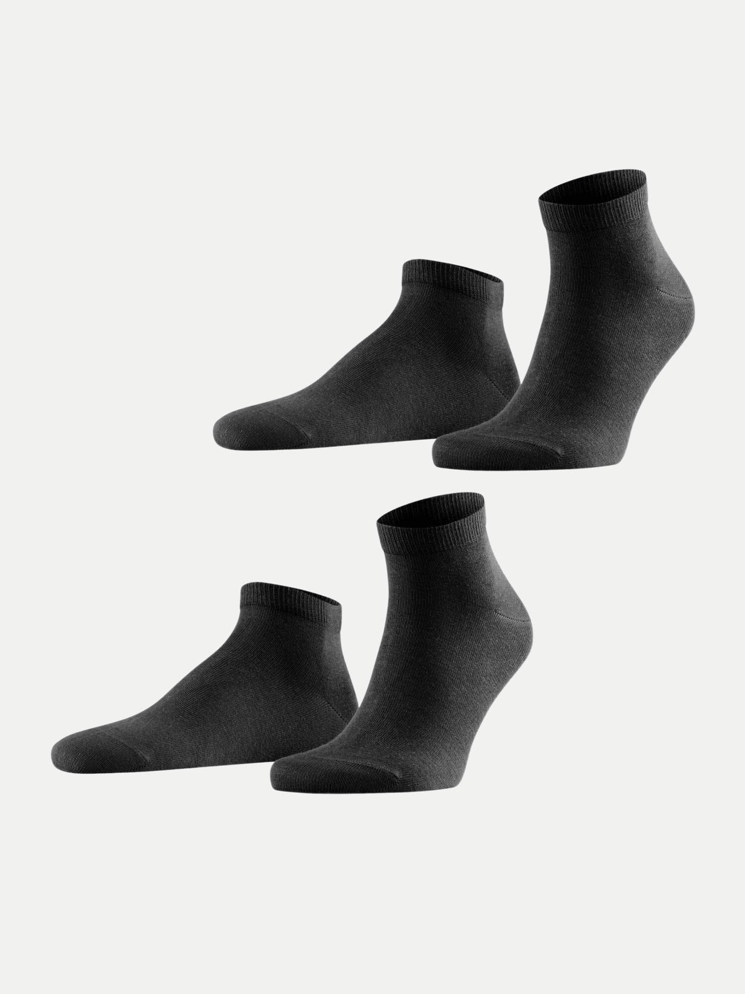 Er Pack Sneakersocken Schwarz 39-42