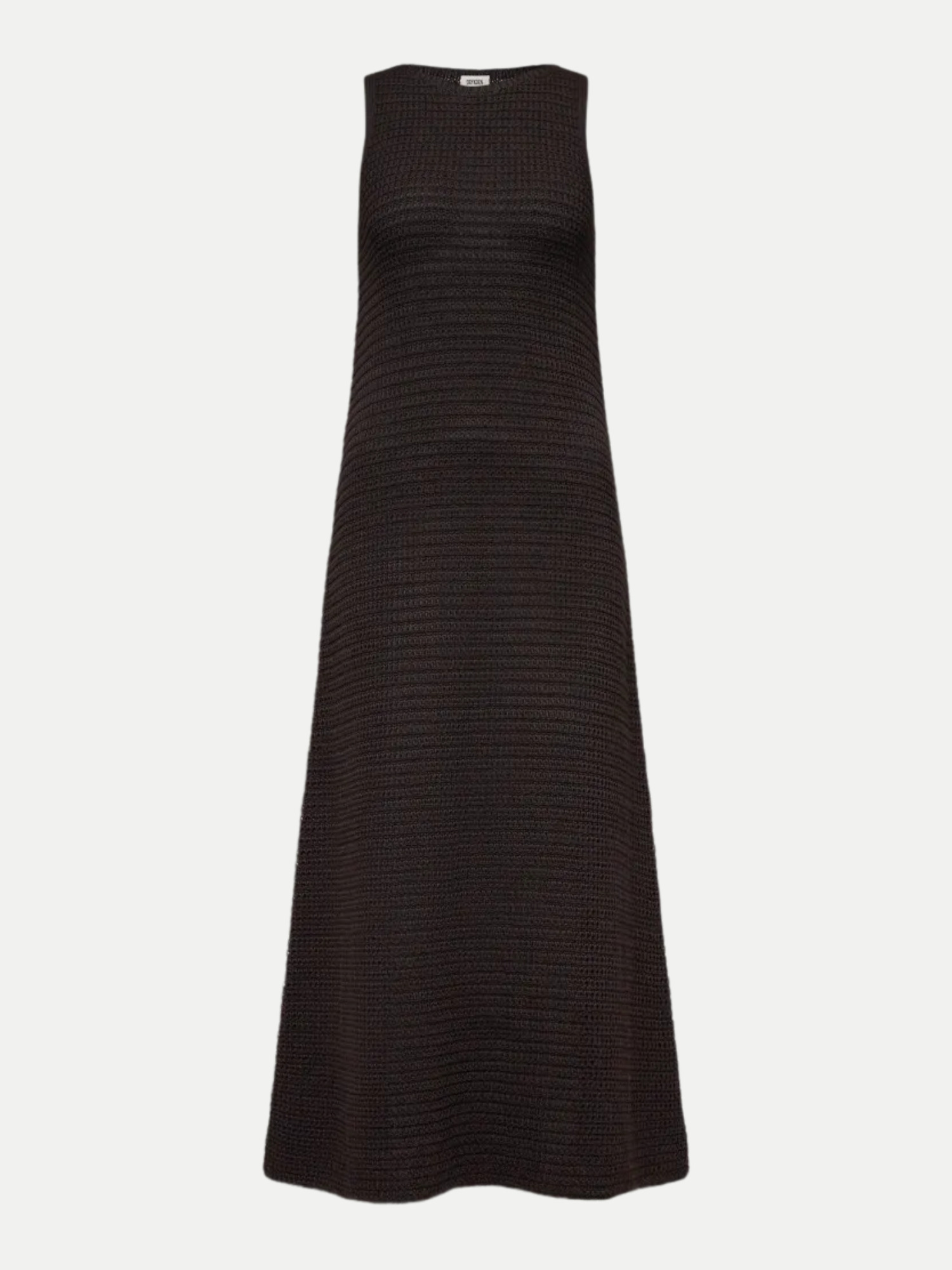 Grobstrick Maxikleid IKIS Schwarz S