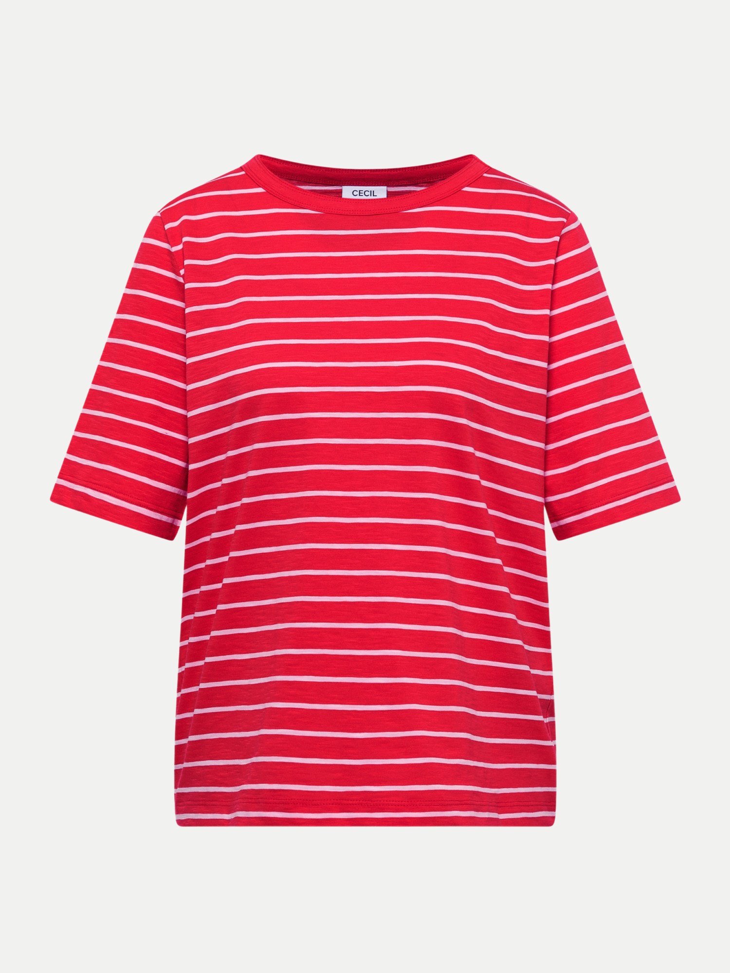 Cecil T-Shirt Gestreift Rot M