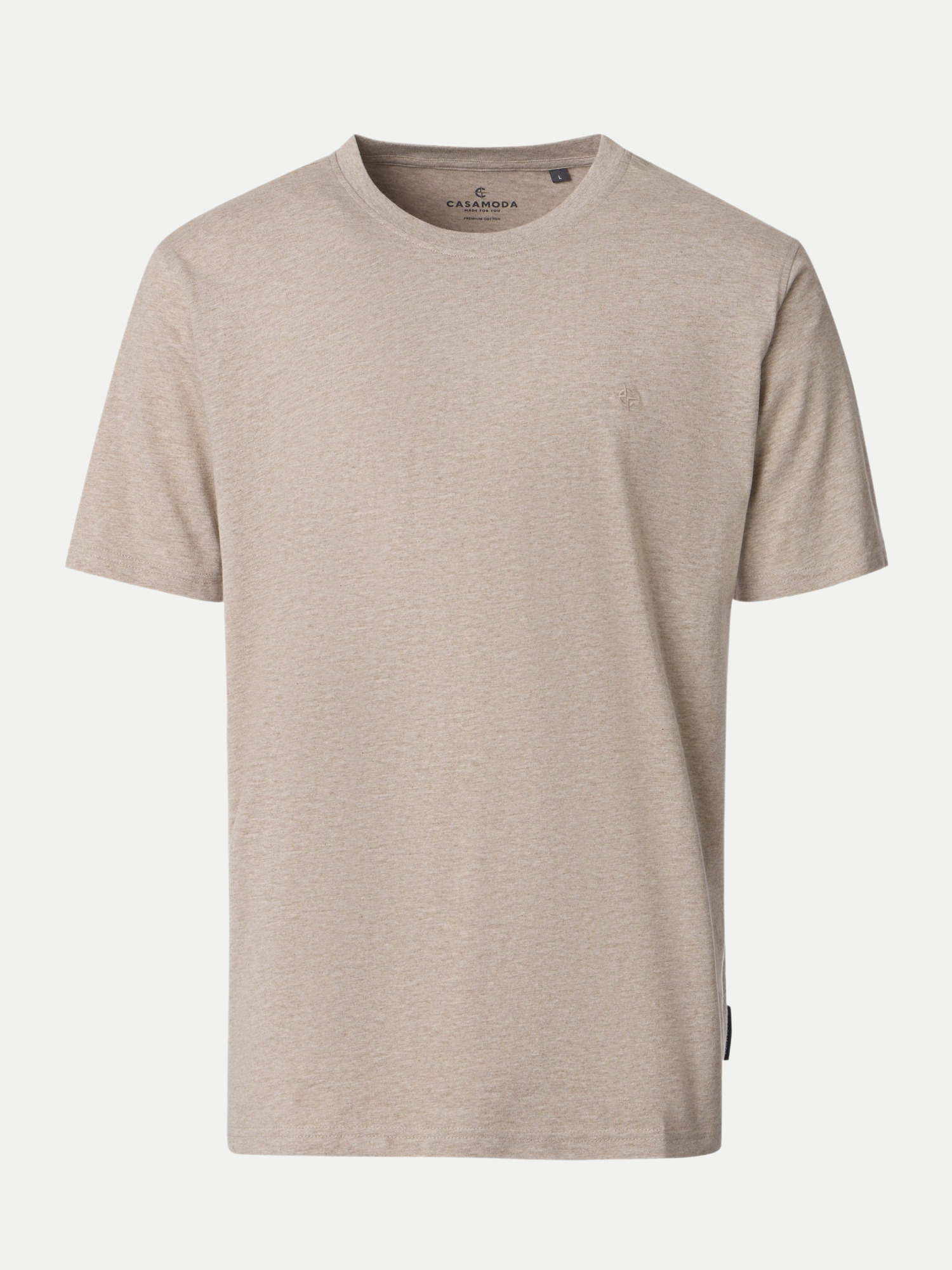 Casamoda Basic T-Shirt Beige M