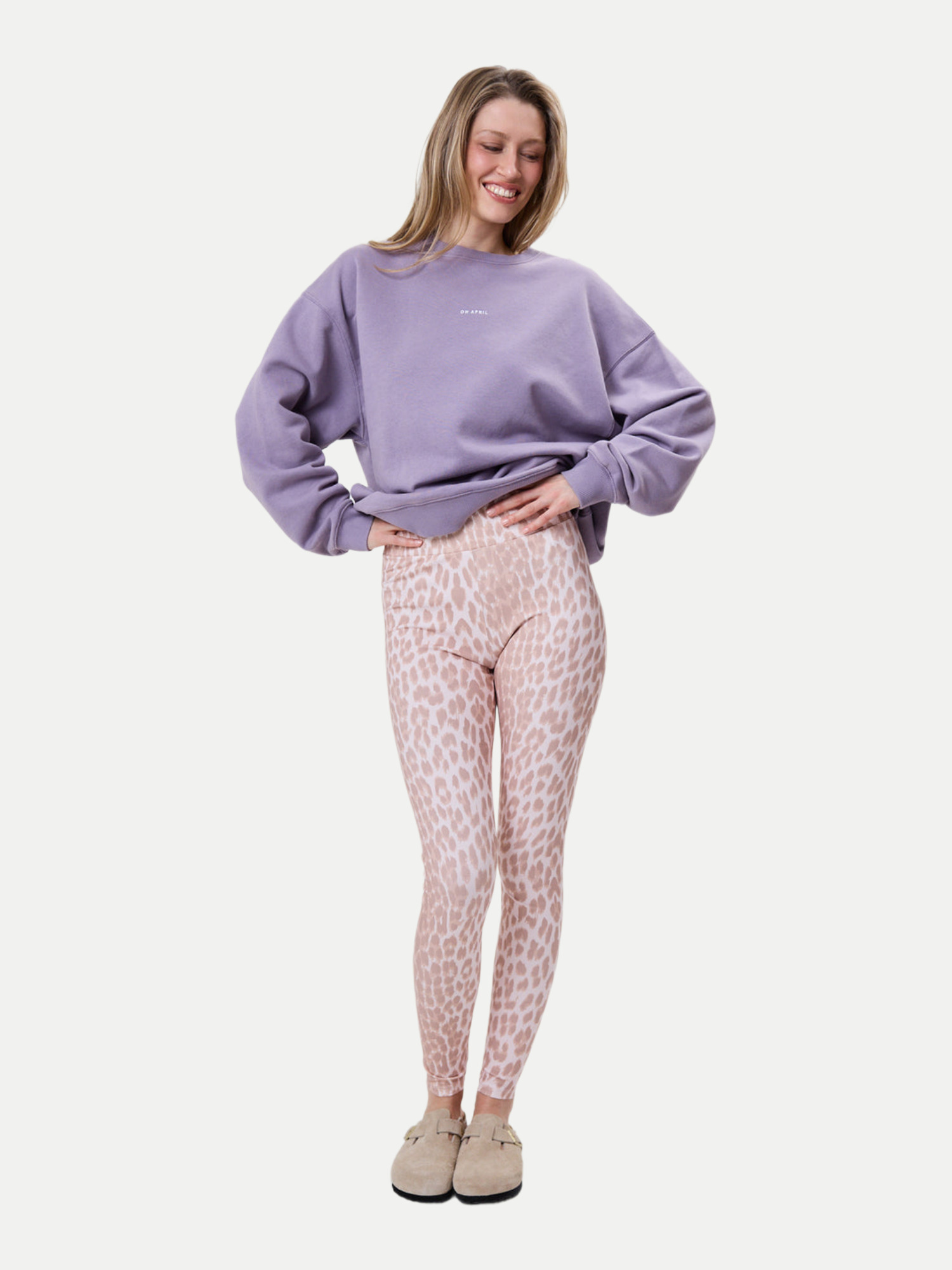 OH APRIL Leggings Rita Violett XL