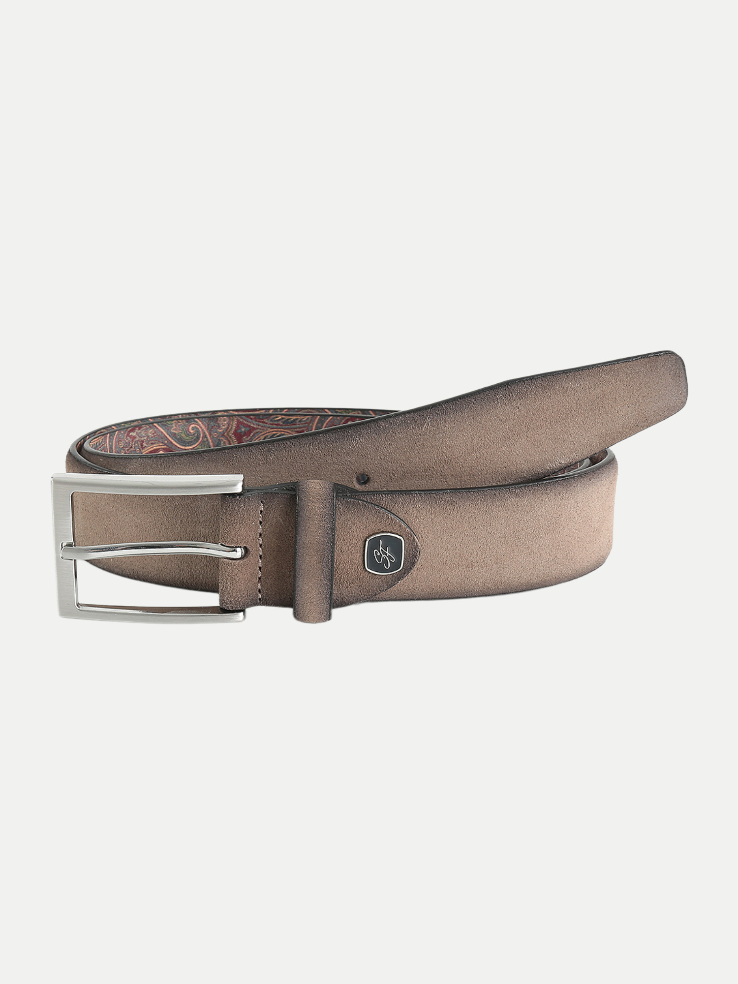 Gürtel mit Wildleder Braun 100