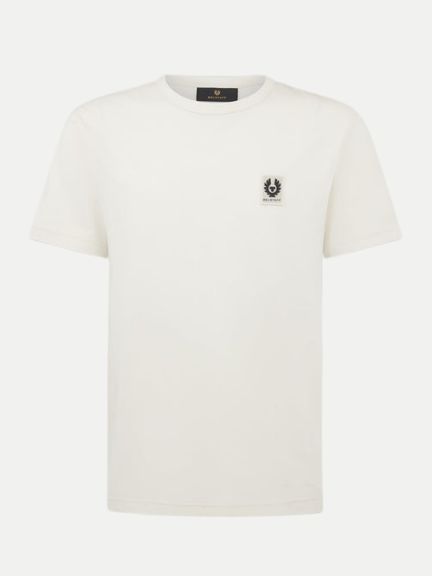 T-Shirt mit Logo-Patch Weiß L