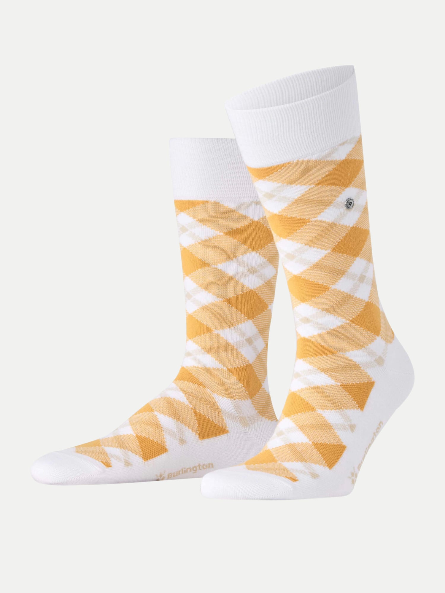 Burlington Socken Tartan Gelb 40-46