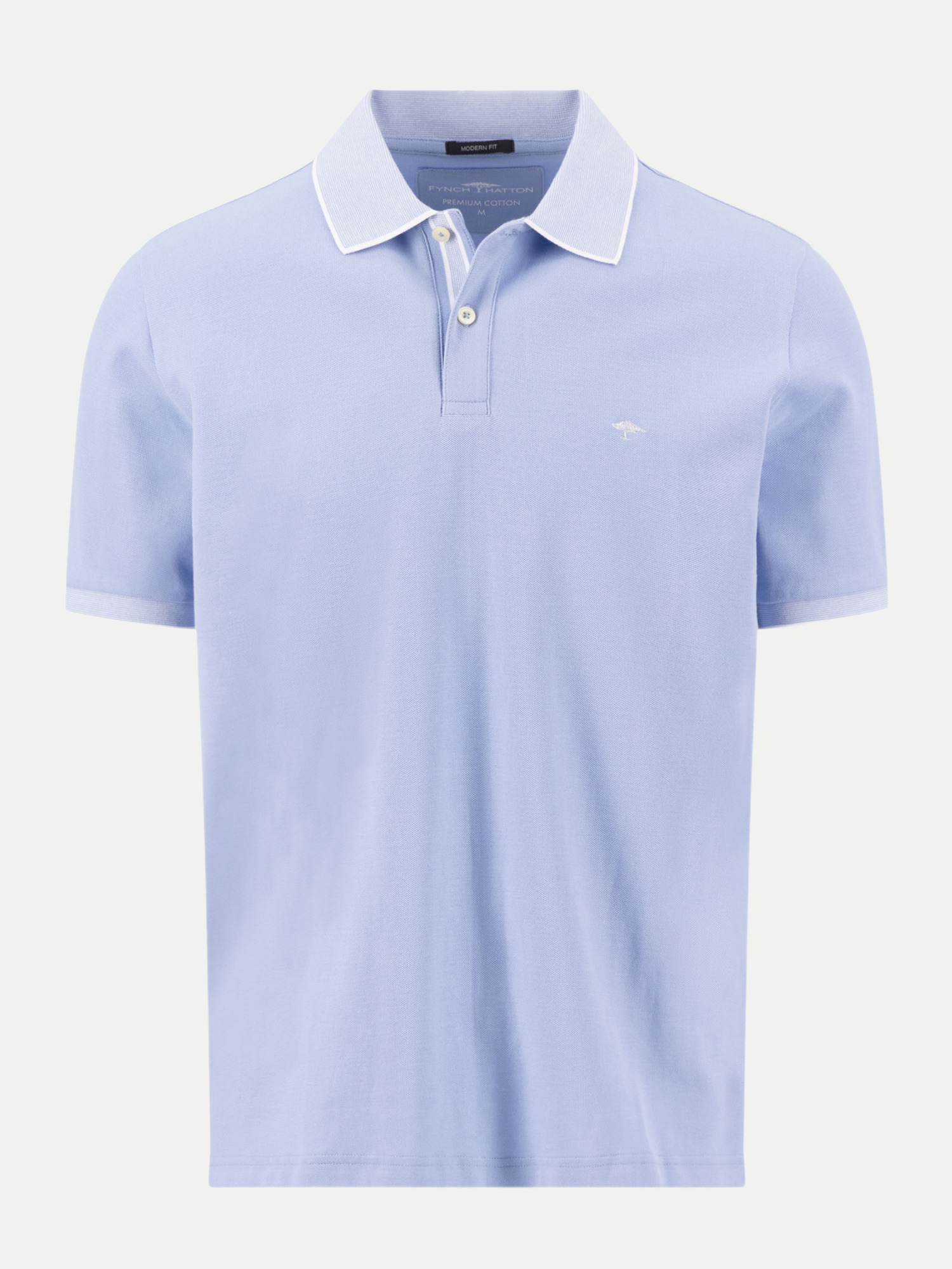 Poloshirt mit Kontrastdetails Blau M