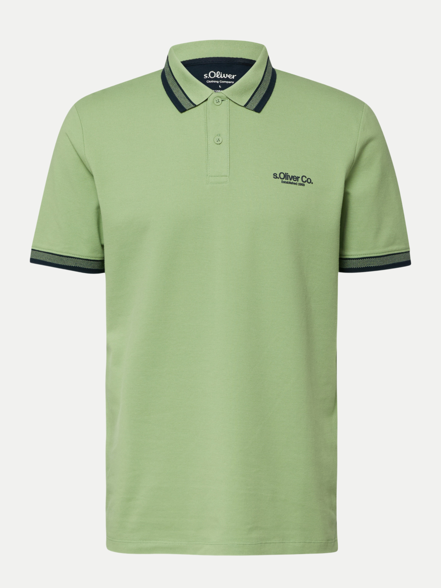 RED LABEL Regular-Fit Poloshirt Grün XXL