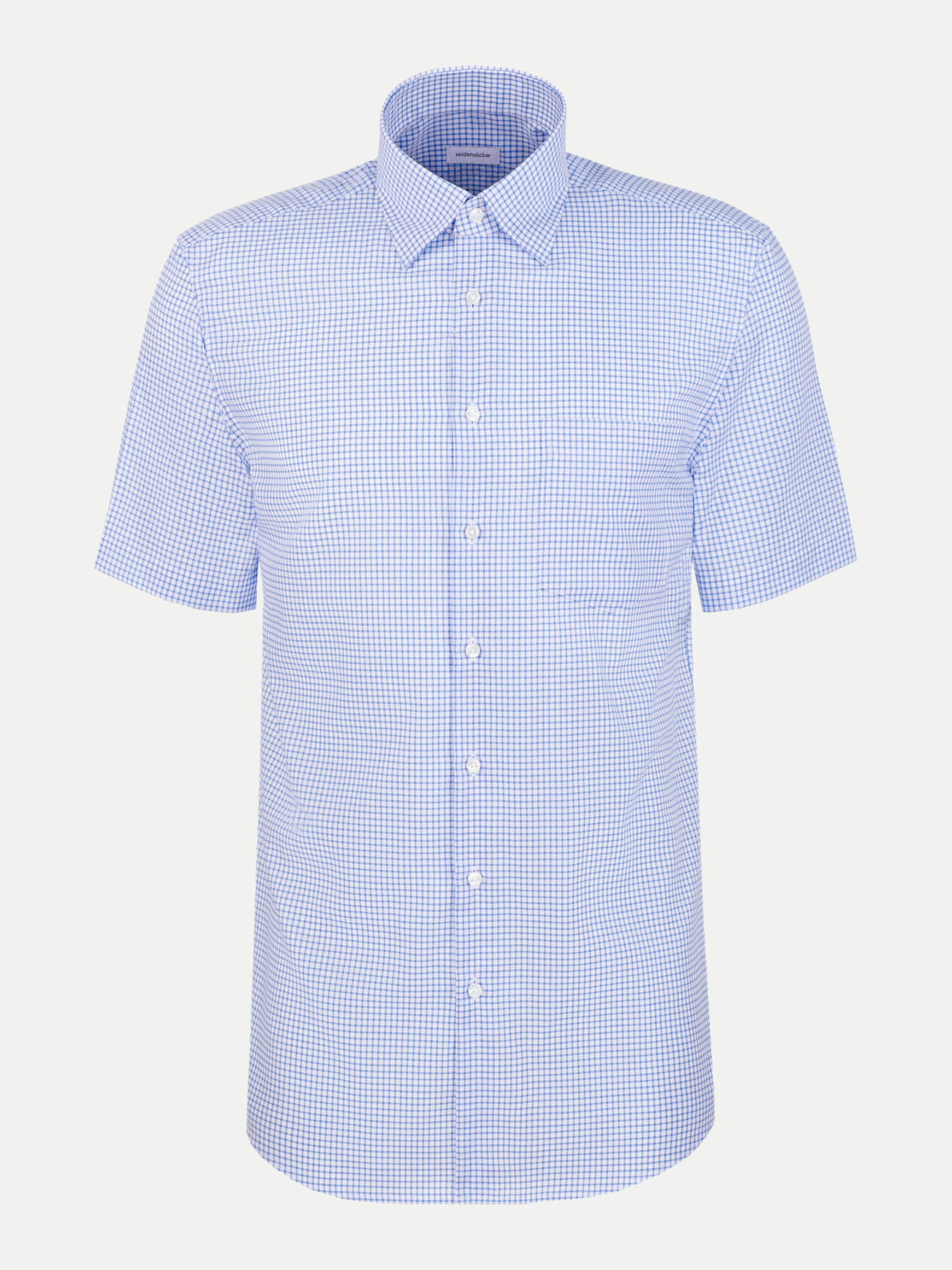 Business Kurzarmhemd Blau 41