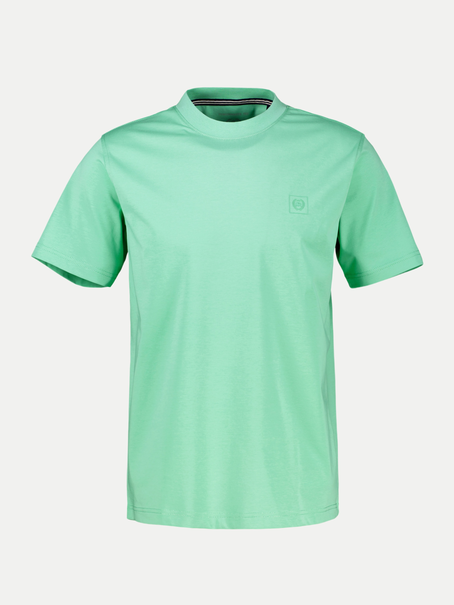 Basic-T-Shirt mit Logo Grün L