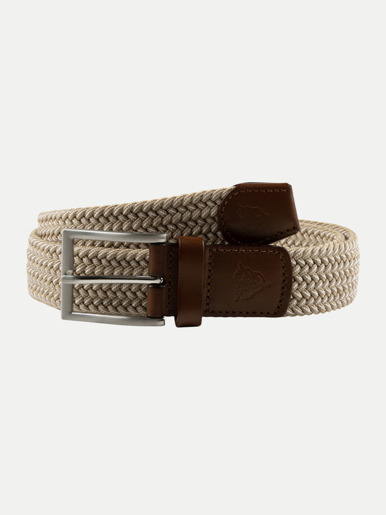 Gürtel geflochten Beige 110