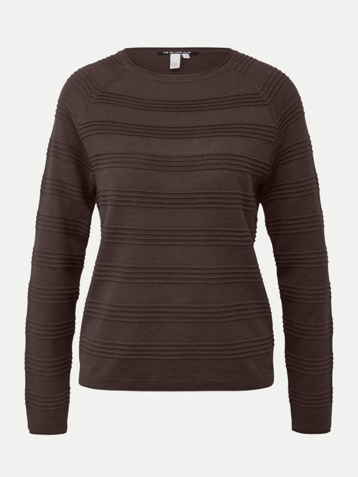 Strickpullover Strukturiert Braun L