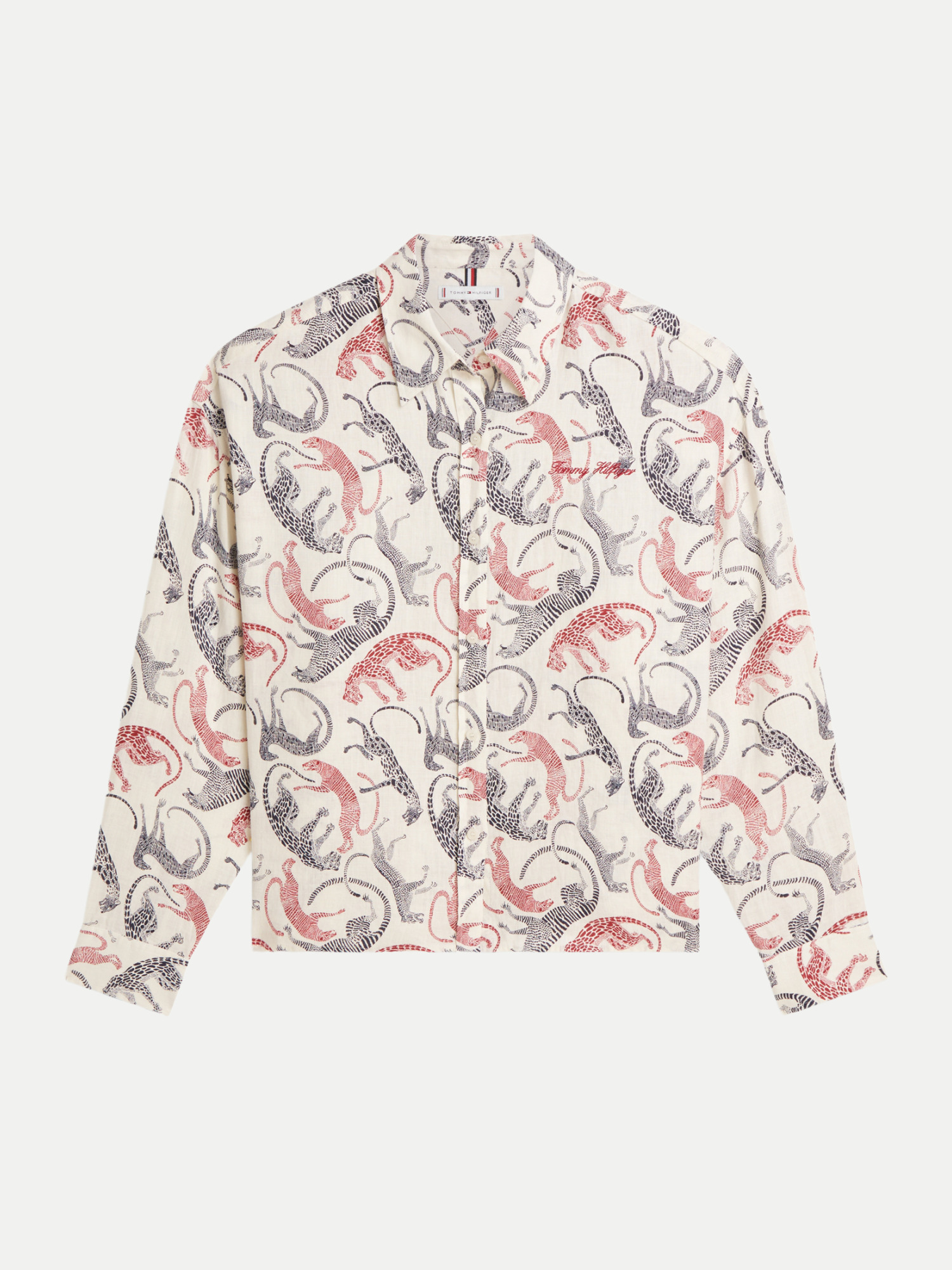 Leinenbluse Mehrfarbig S
