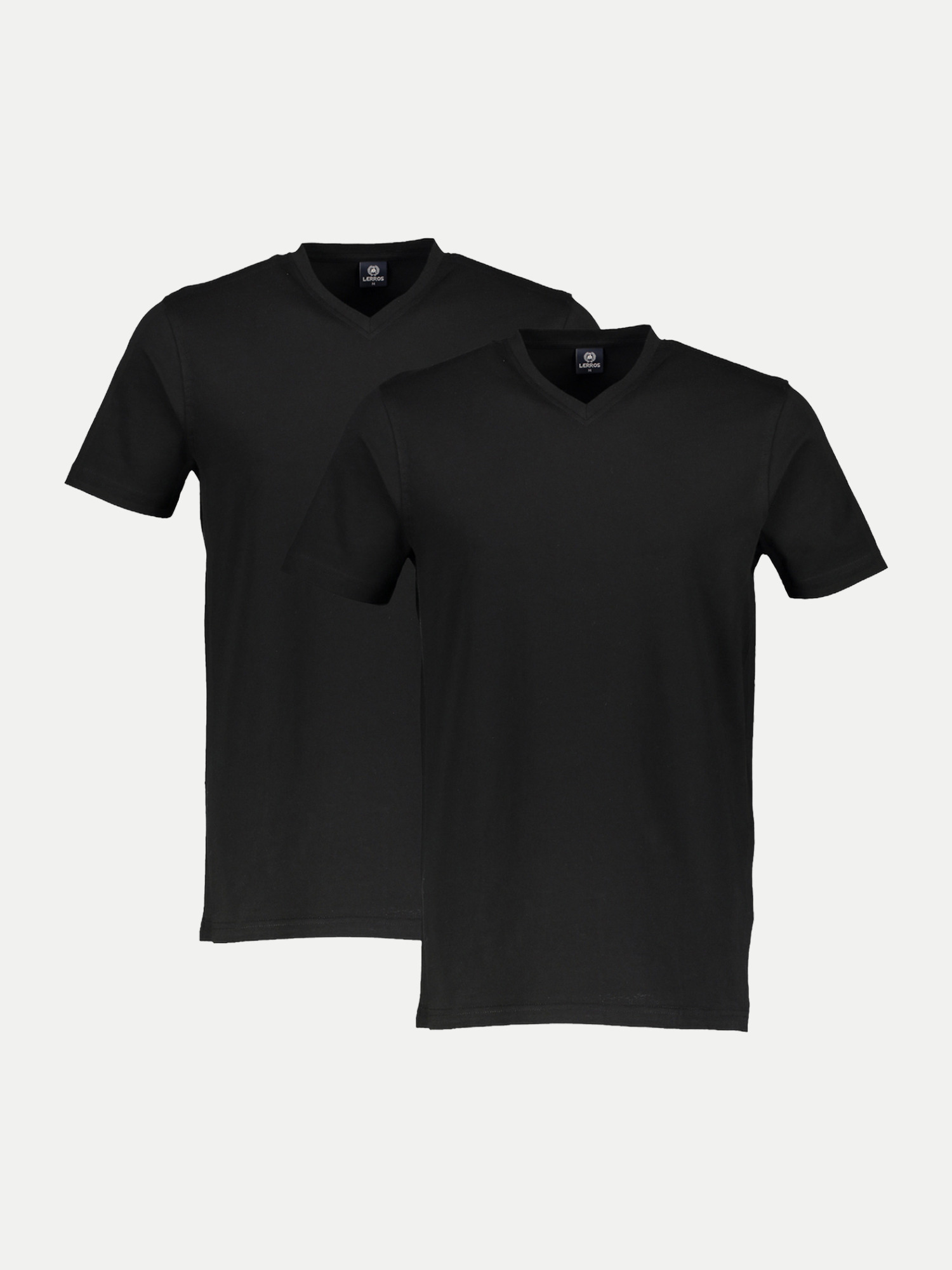 Lerros Doppelpack T-Shirt Schwarz L