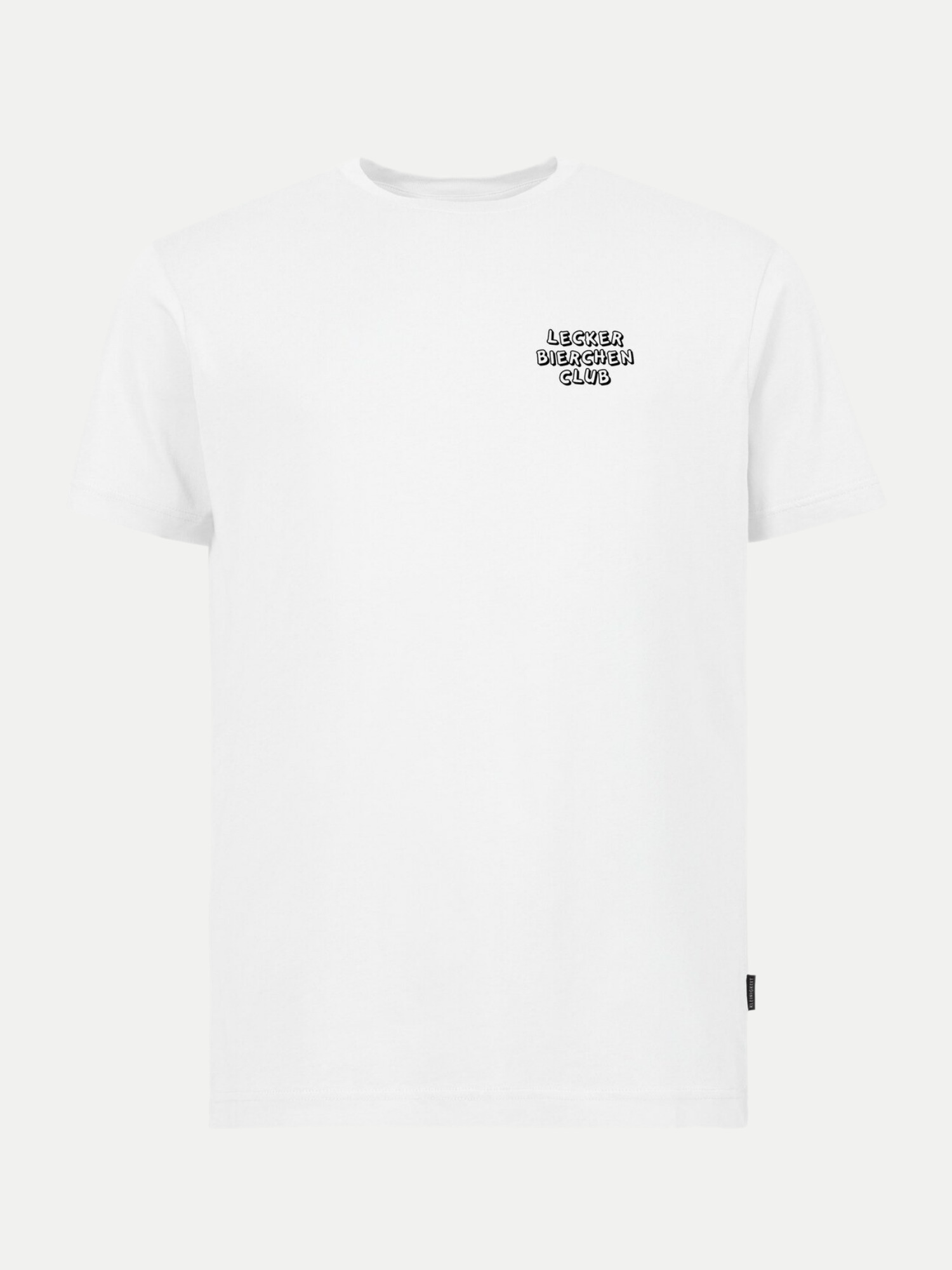 T-Shirt Bois Straightcut Lecker Bierc Weiß S