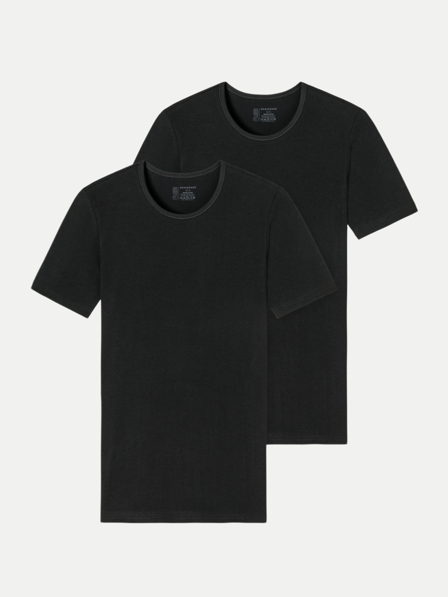 T-Shirt 2er-Pack Schwarz XL
