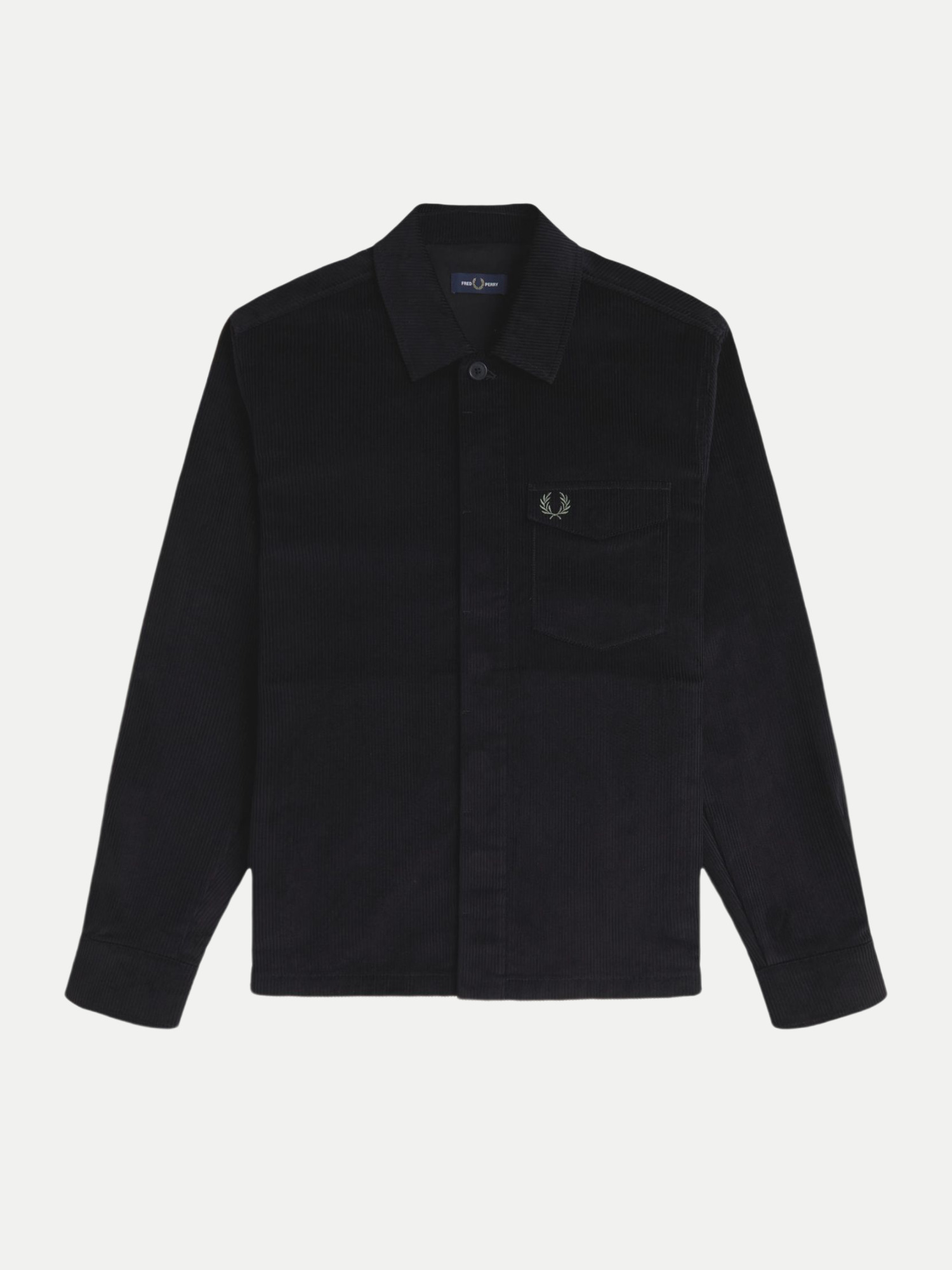 Overshirt aus Cord Schwarz M