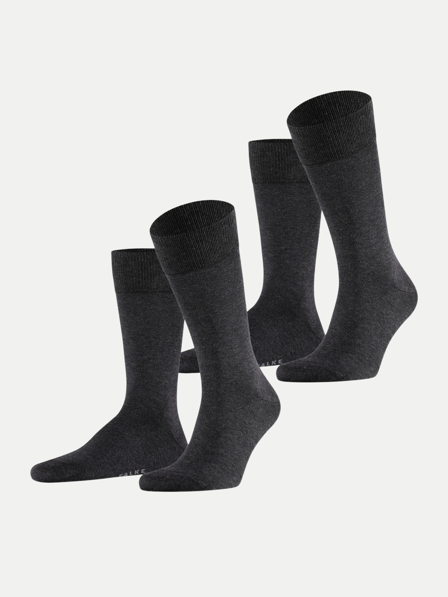 Falke Socken 2er-Pack Schwarz 43-46