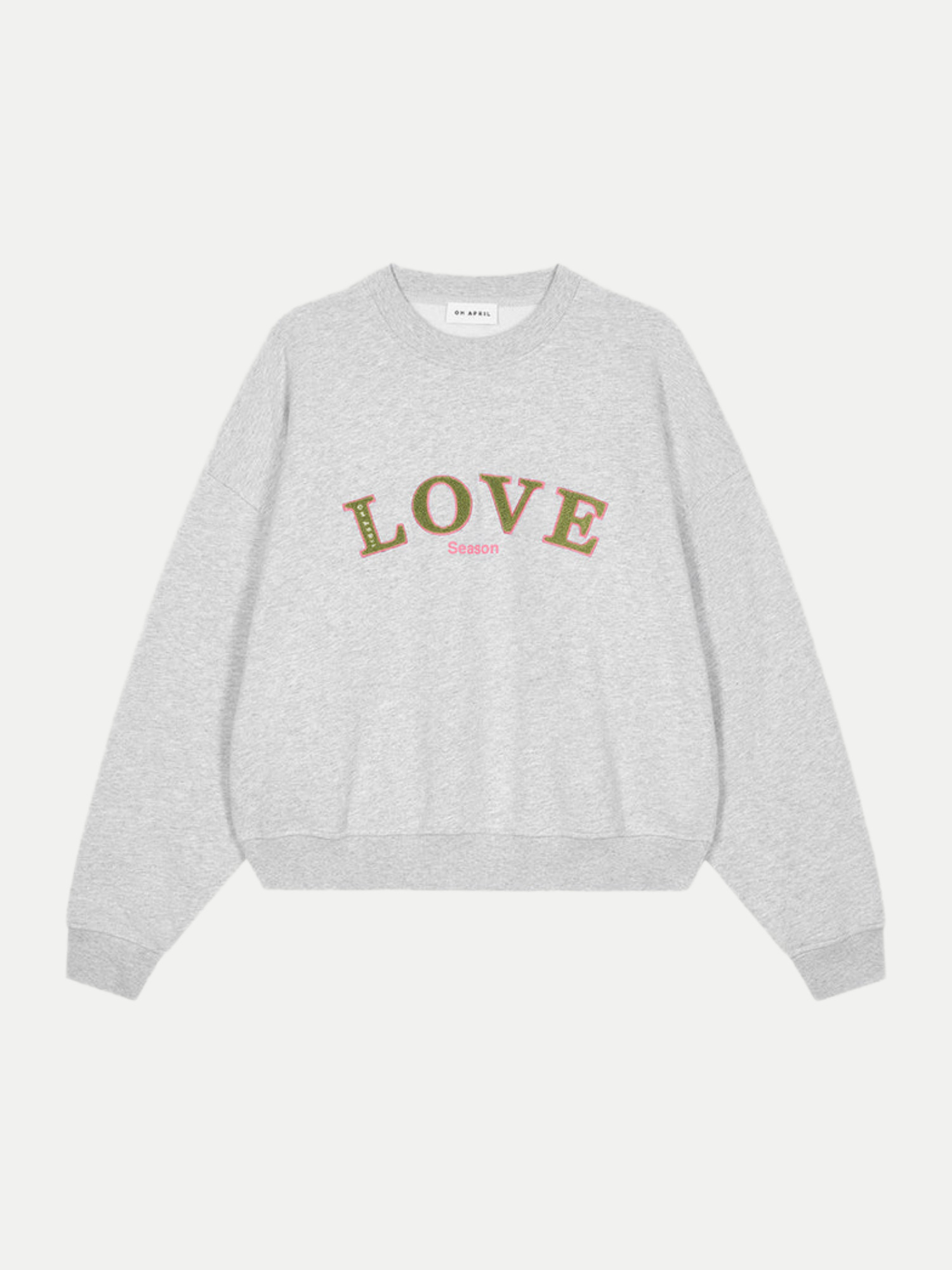 Regular Sweater Love Grau S