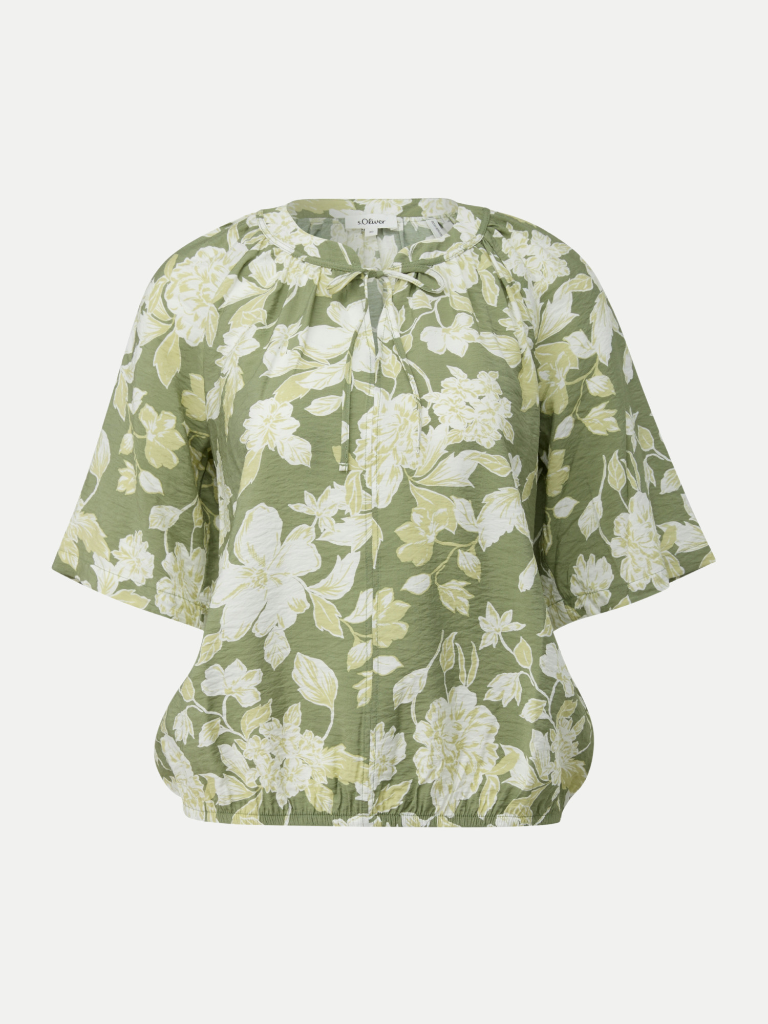 RED LABEL Blusenshirt im Floralmuster Grün 38