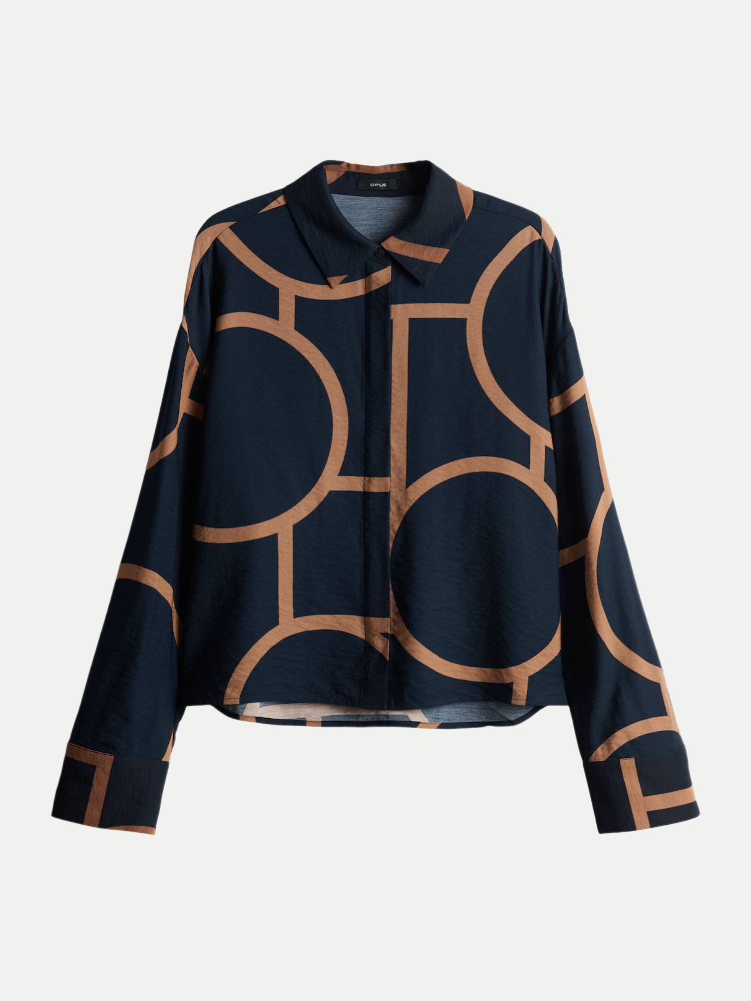 Opus Bluse Fordoa Atelier Blau 40