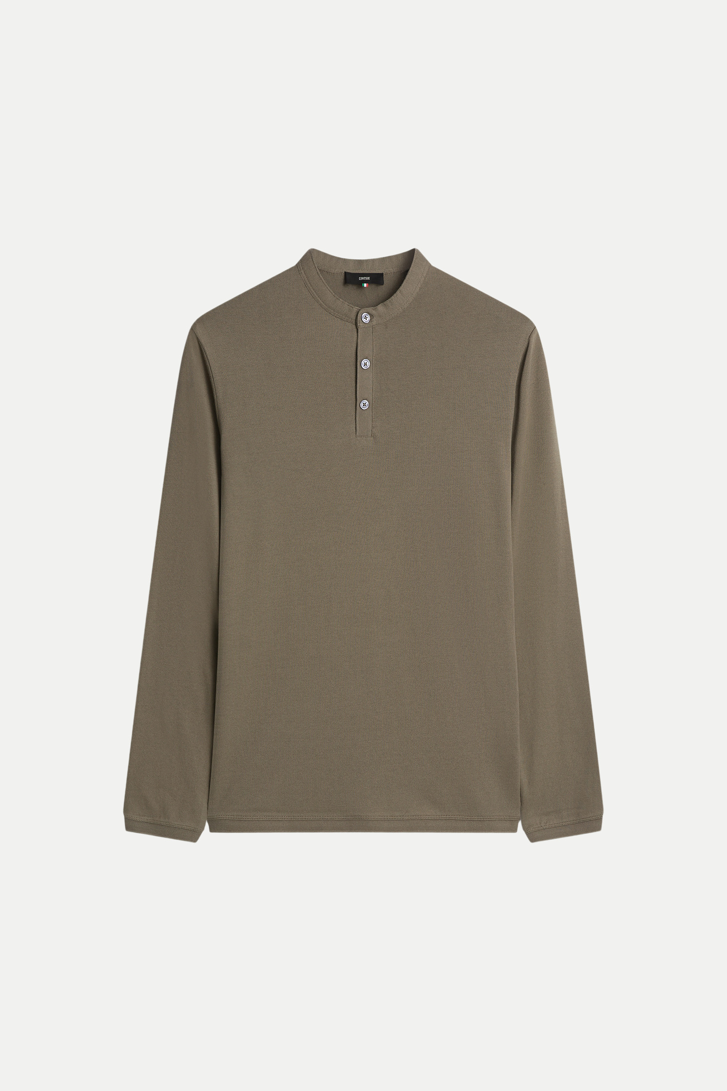 Cinque Henleyshirt CIBADO Braun XL