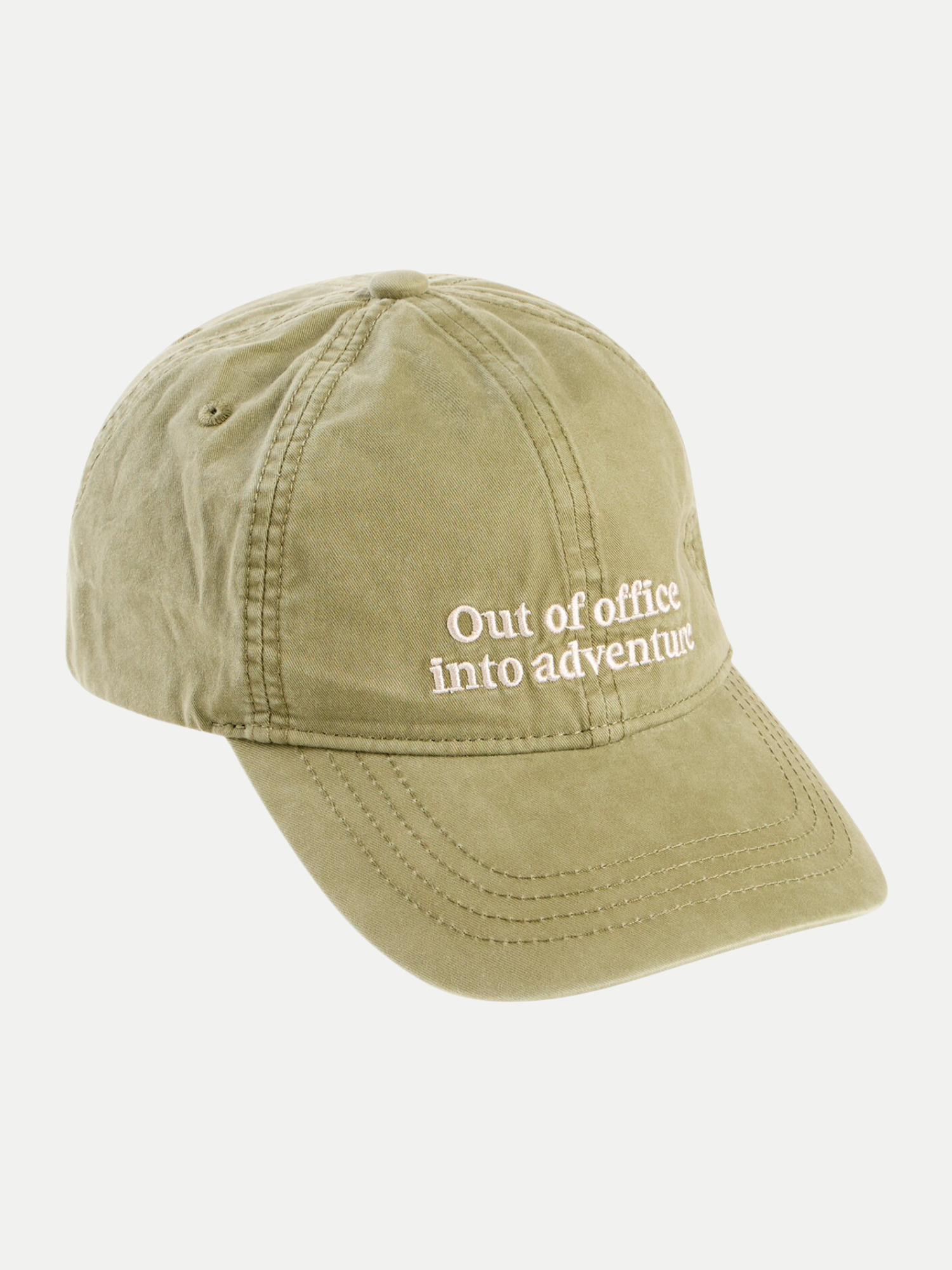 Cap mit Schriftzug Beige