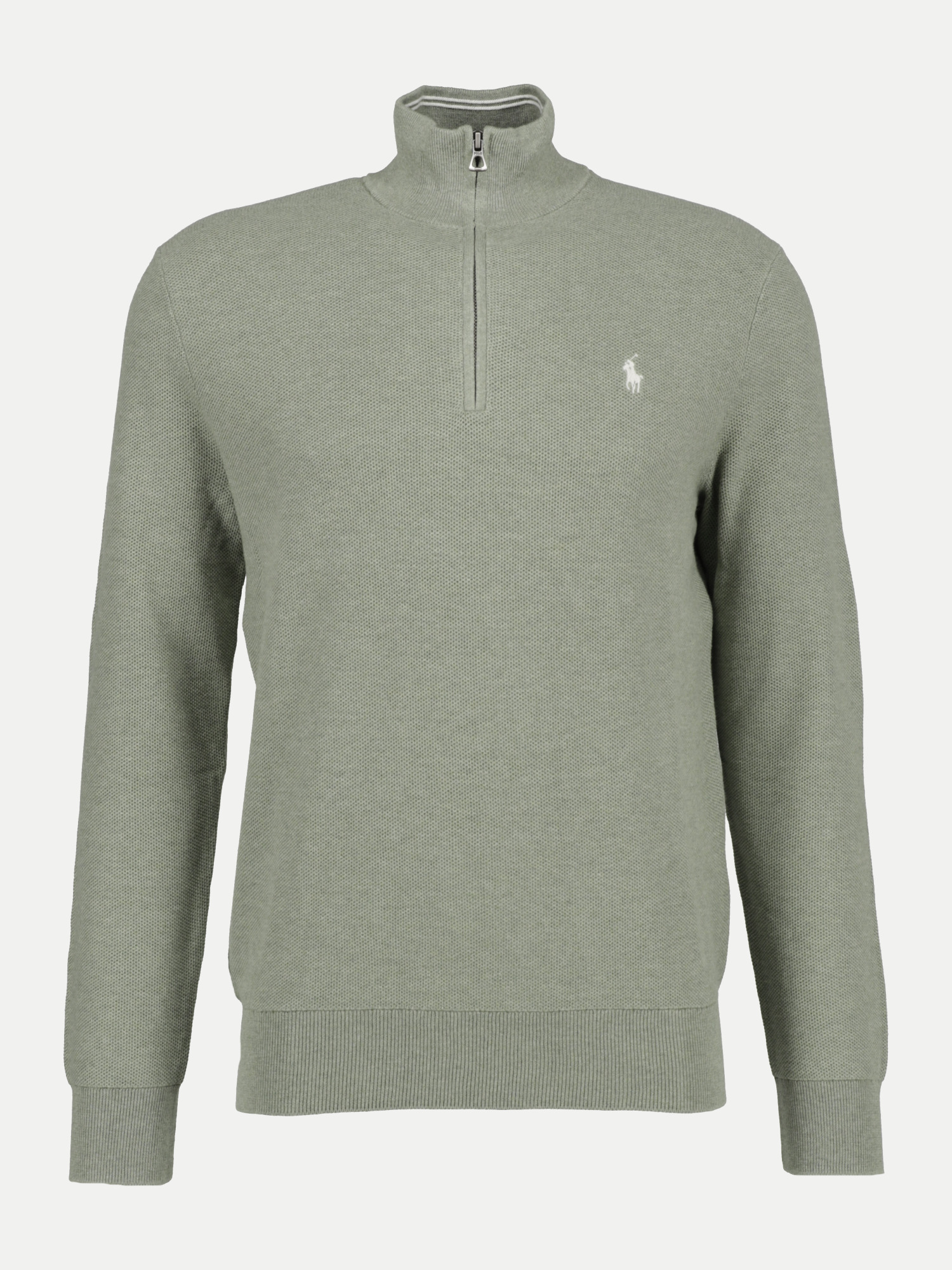 Polo Zopfstrick-Pullover mit Logo-Stick Grün S