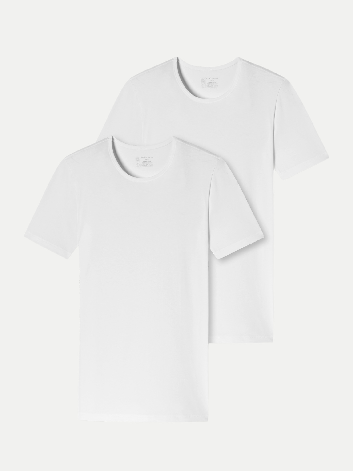 Schiesser T-Shirt 2er-Pack Weiß XL