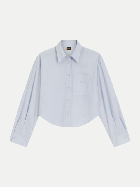 BOSS Orange Bluse mit Logo-Stickerei bei Robert Ley