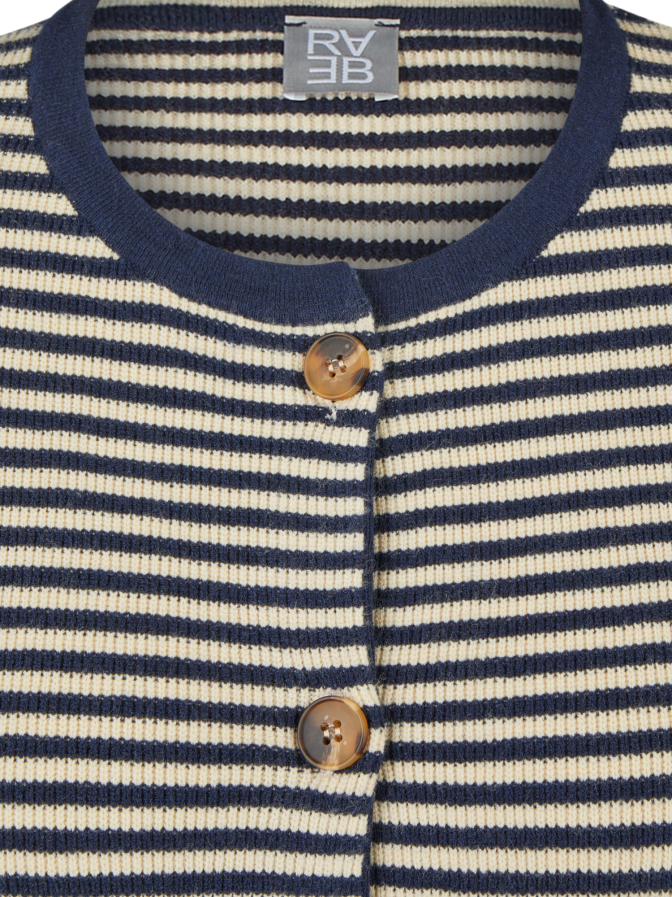 Rabe Moden Kurze Strickjacke mit Streifenmuster bei Robert Ley