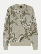 BOSS Orange Strickpullover Afloralo 271-Light Beige bei Robert Ley