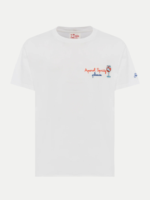 MC2 Saint Barth T-Shirt mit Aperol Spritz Print bei Robert Ley