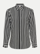 Brax Gestreifte Bluse VICTORIA 02-BLACK bei Robert Ley