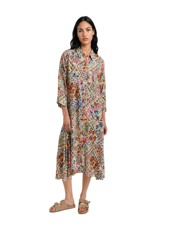 Smith & Soul A-Linien Kleid mit Allover- Print bei Robert Ley